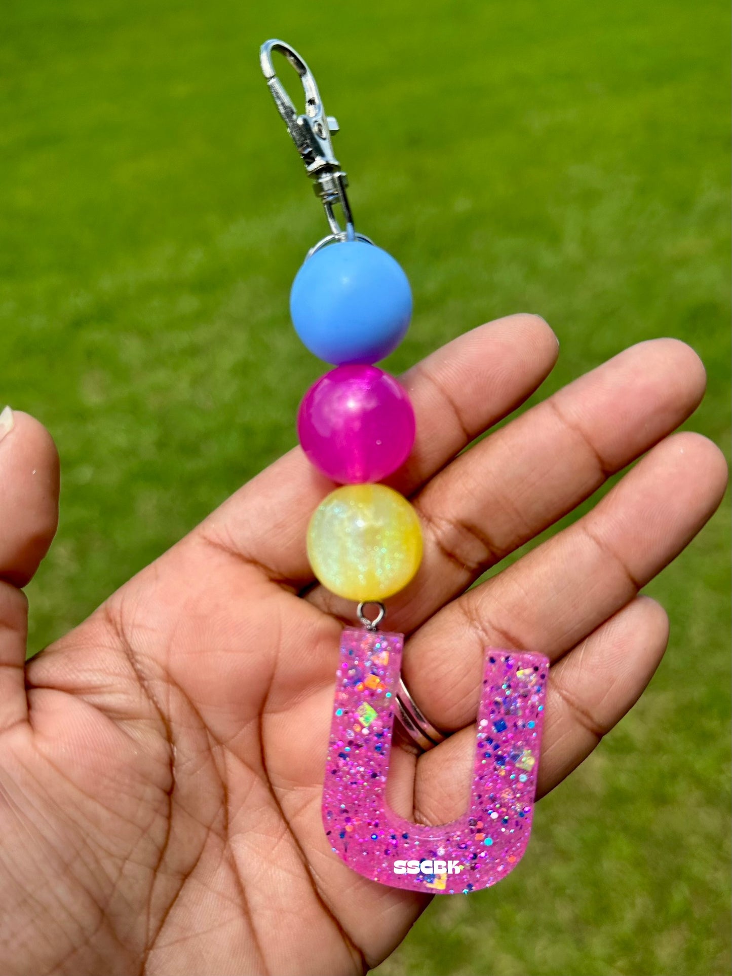 OG Letter U Keychains