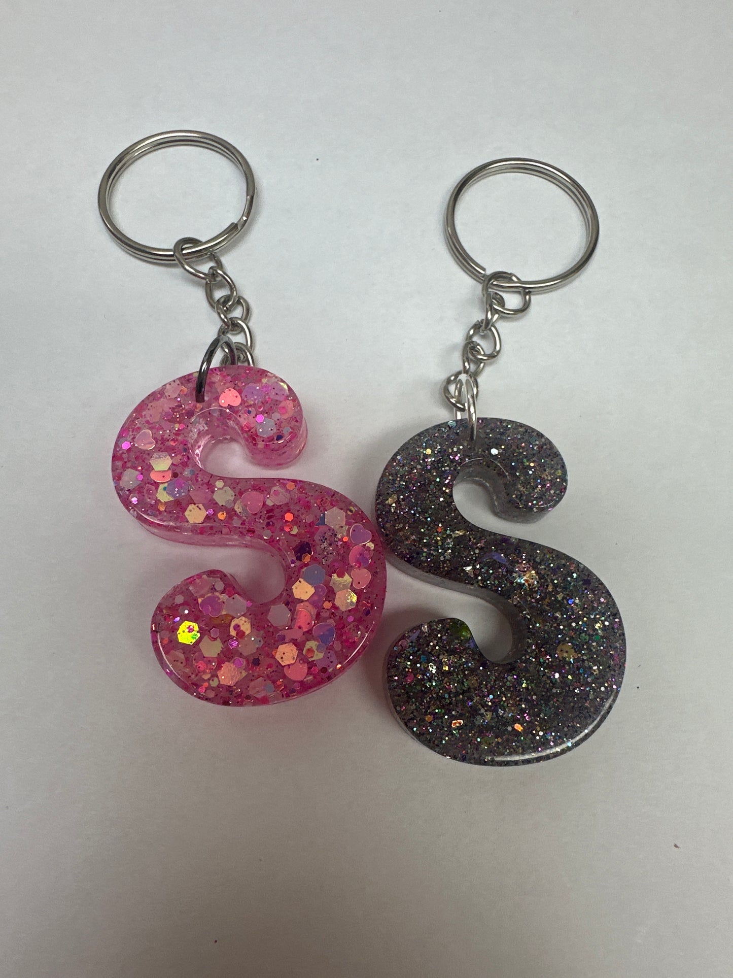 Retro Letter S Keychains