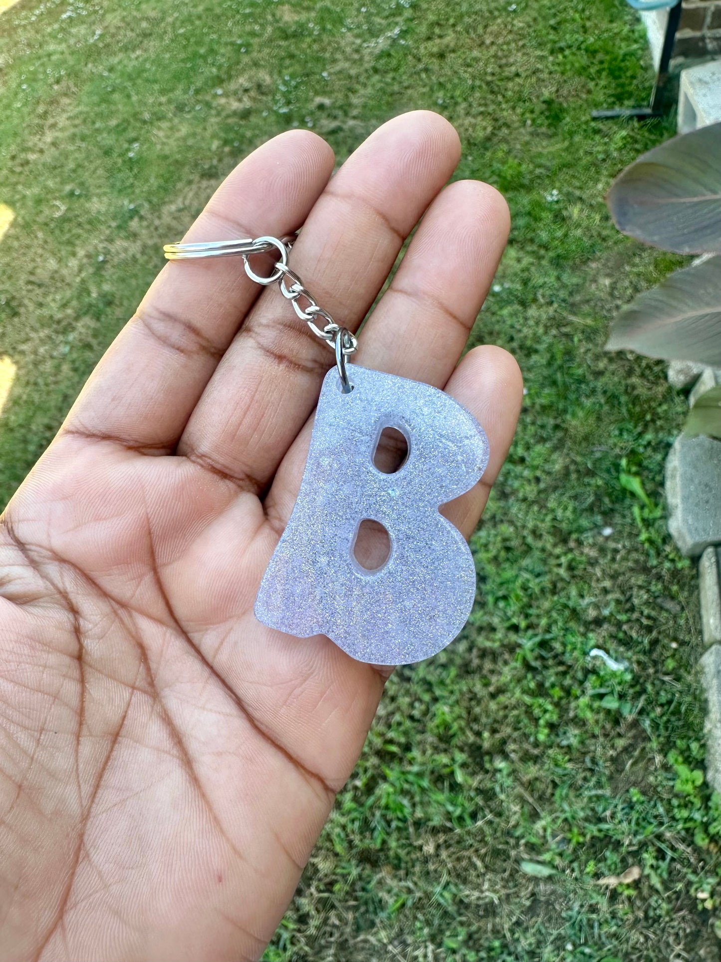 Retro Letter B Keychains