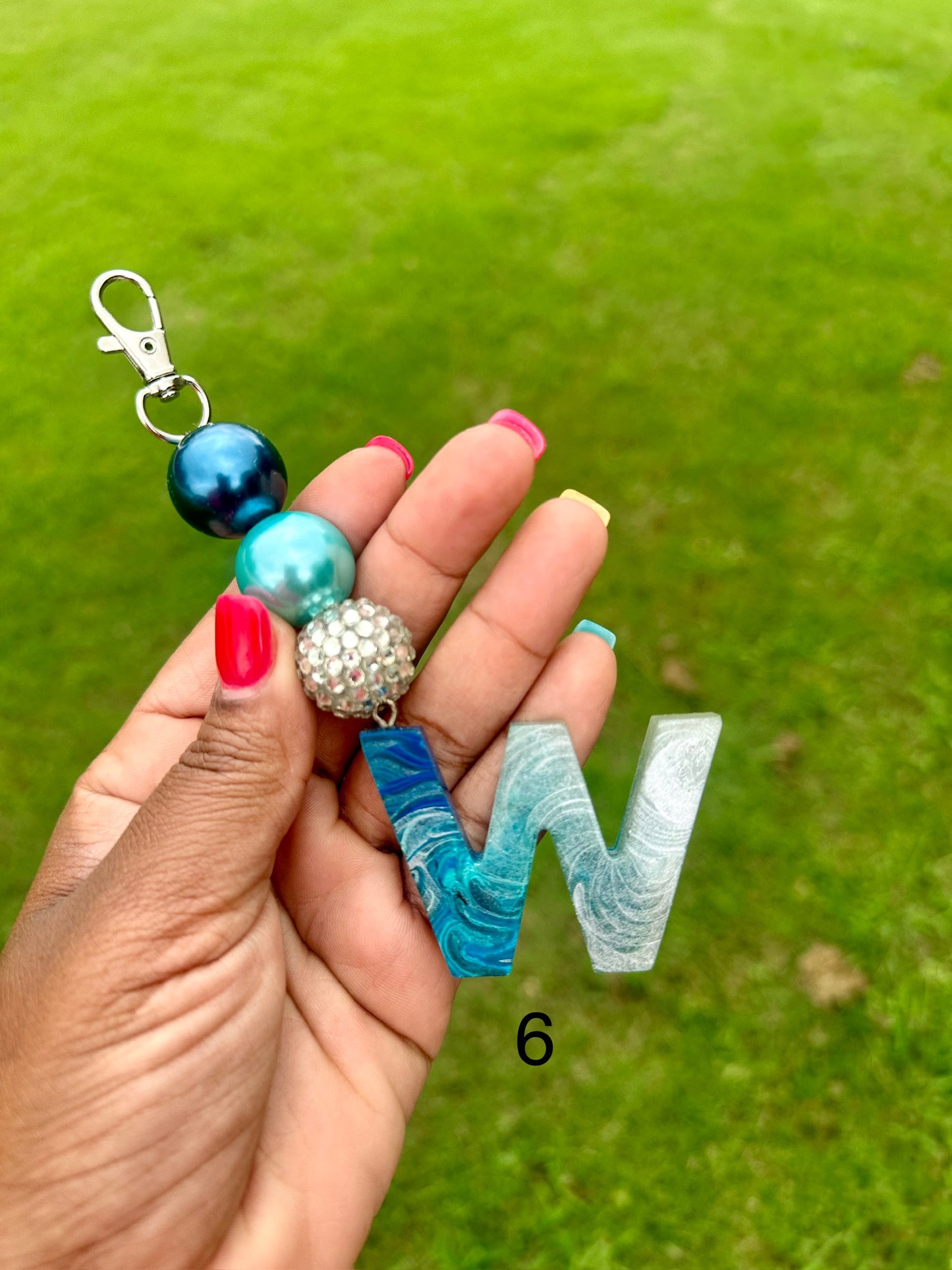 OG Letter W Keychains