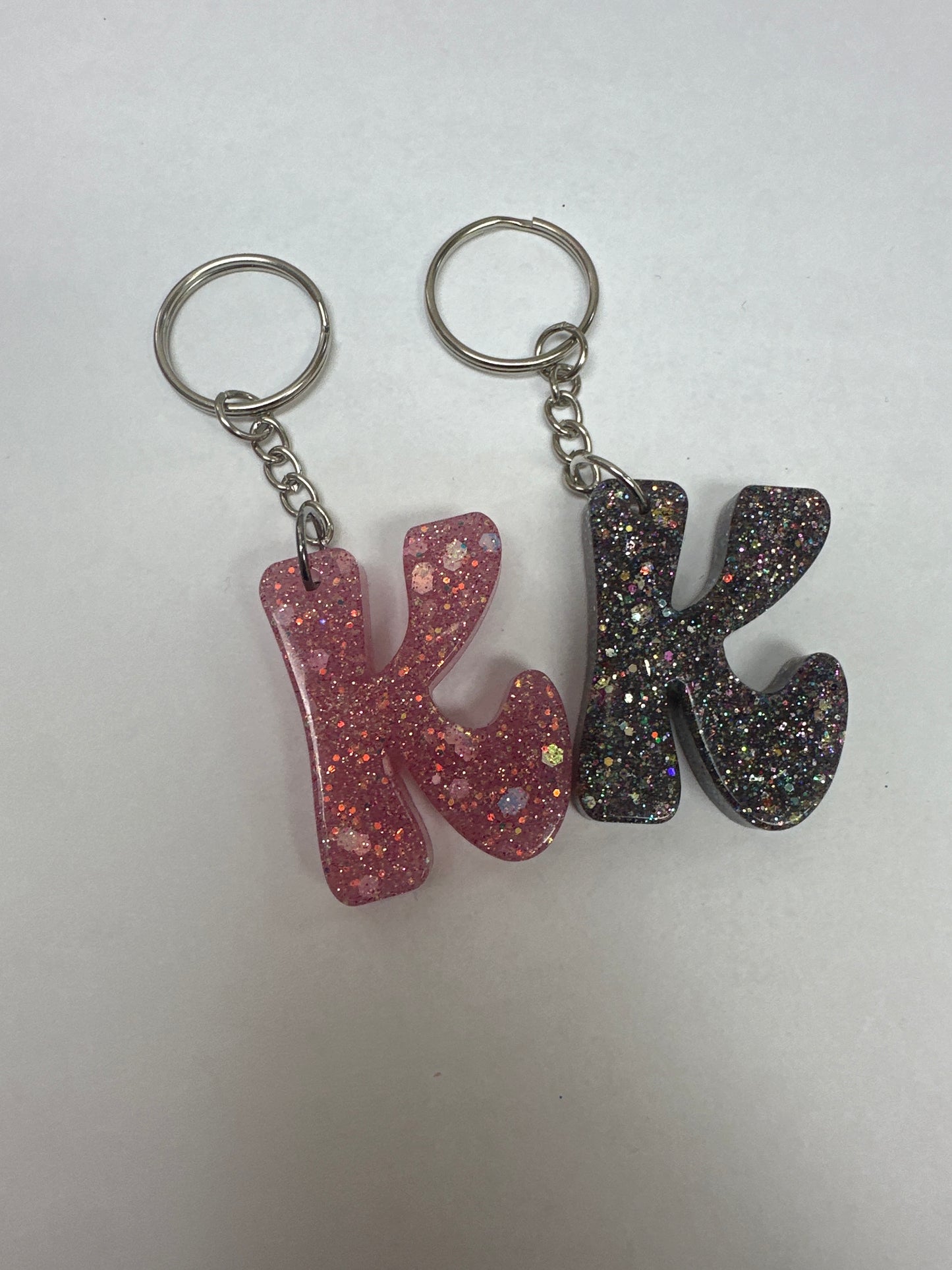 Retro Letter K Keychains