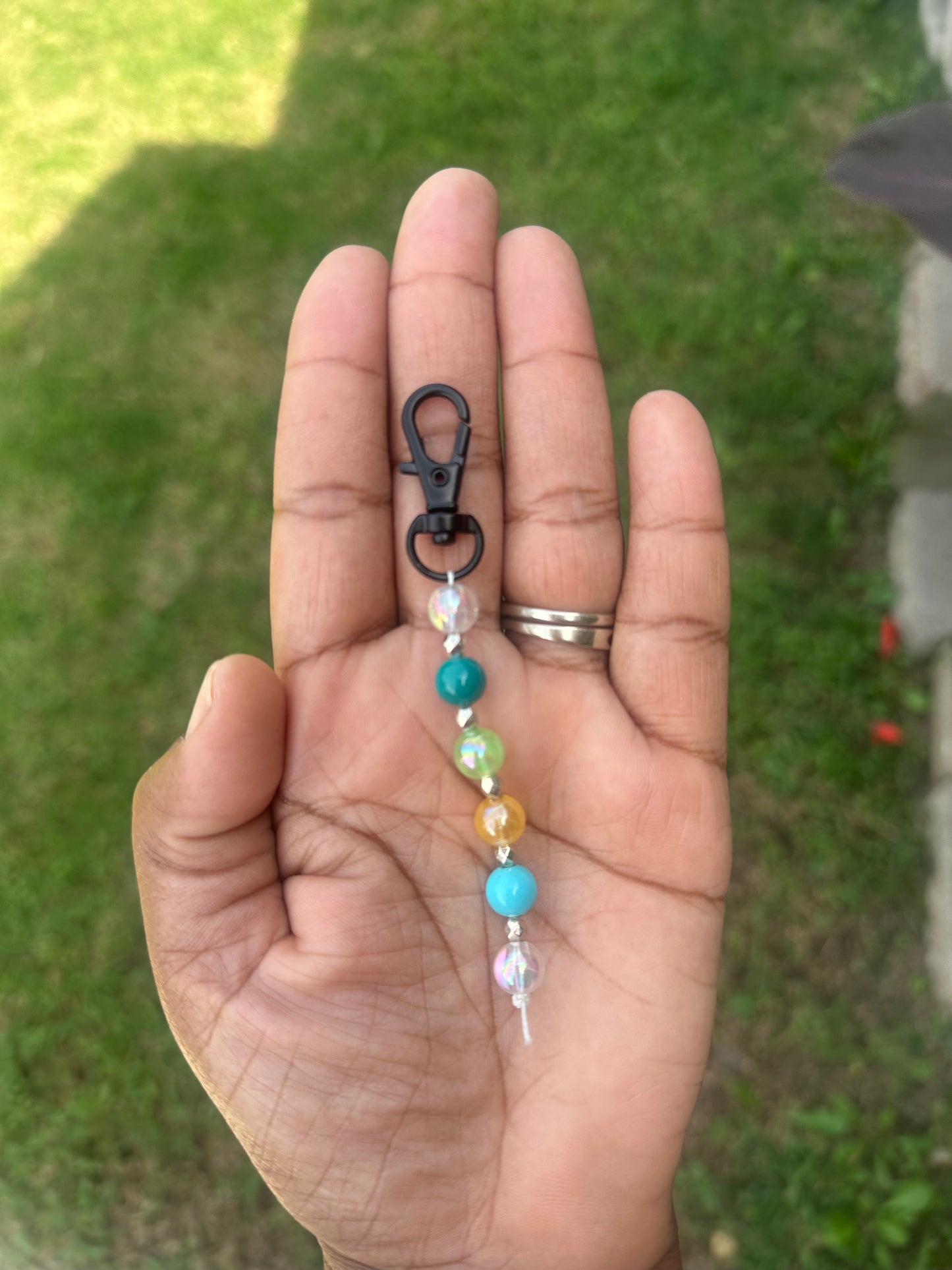 Glass Bead Keychains