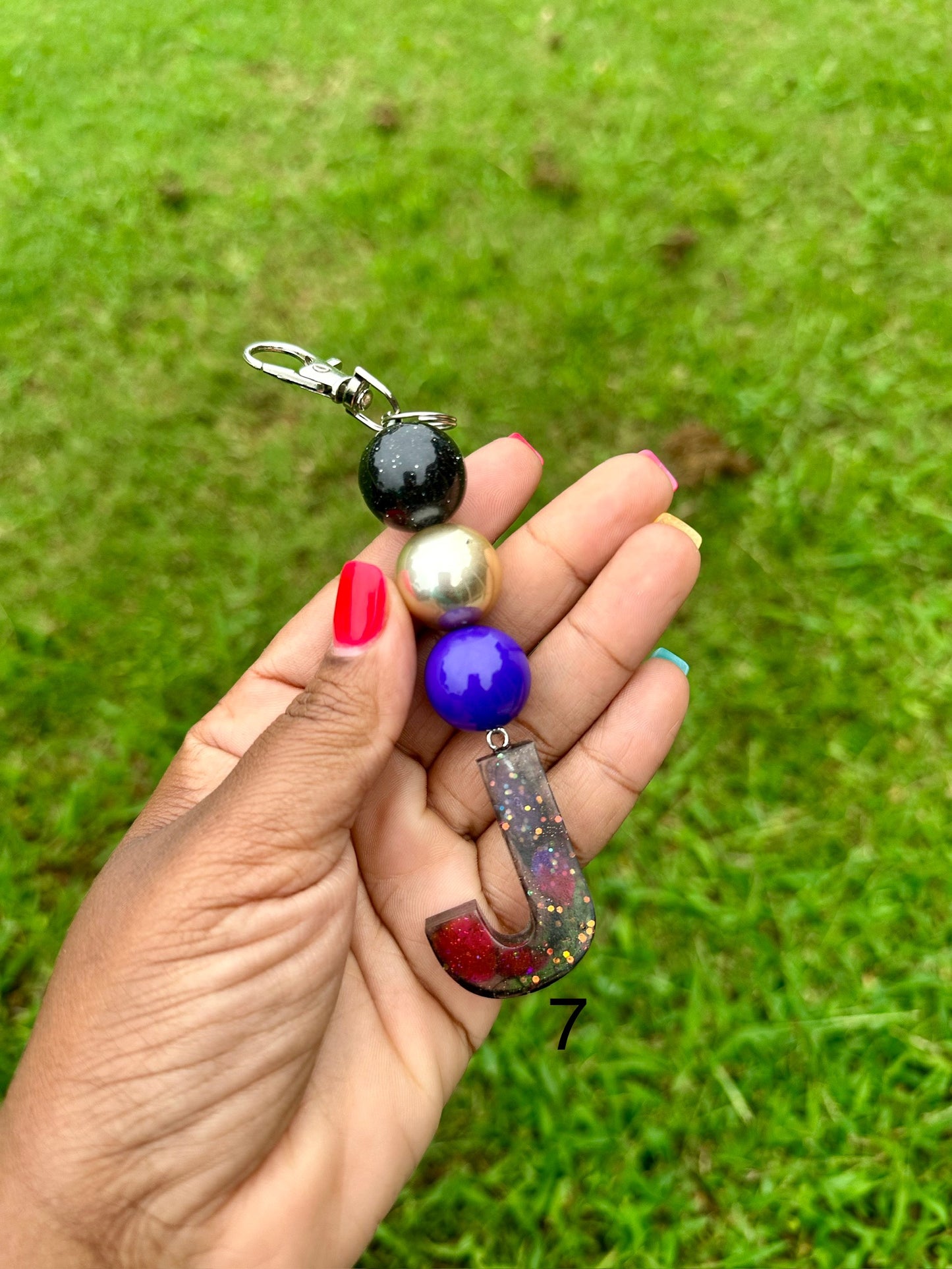 OG Letter J Keychains