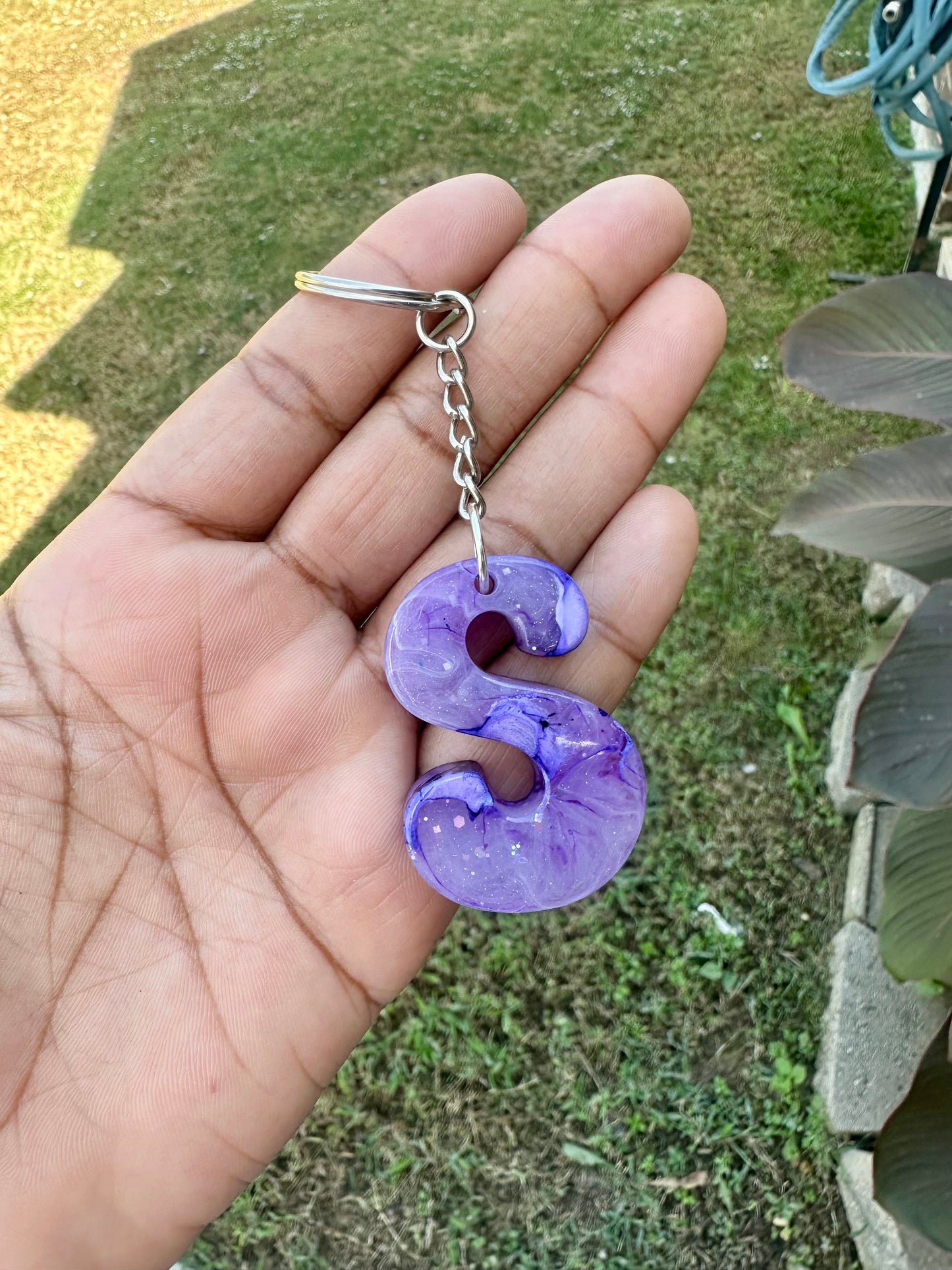 Retro Letter S Keychains