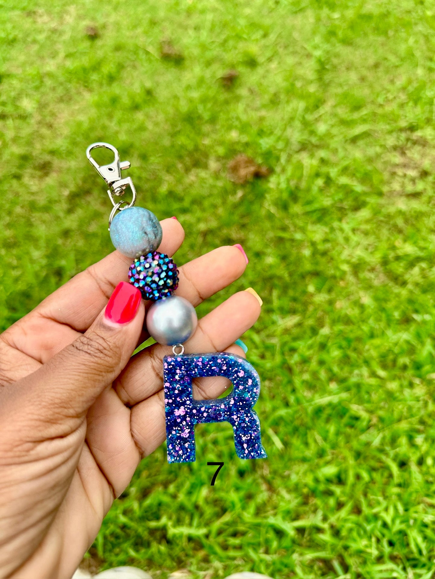 OG Letter R Keychains
