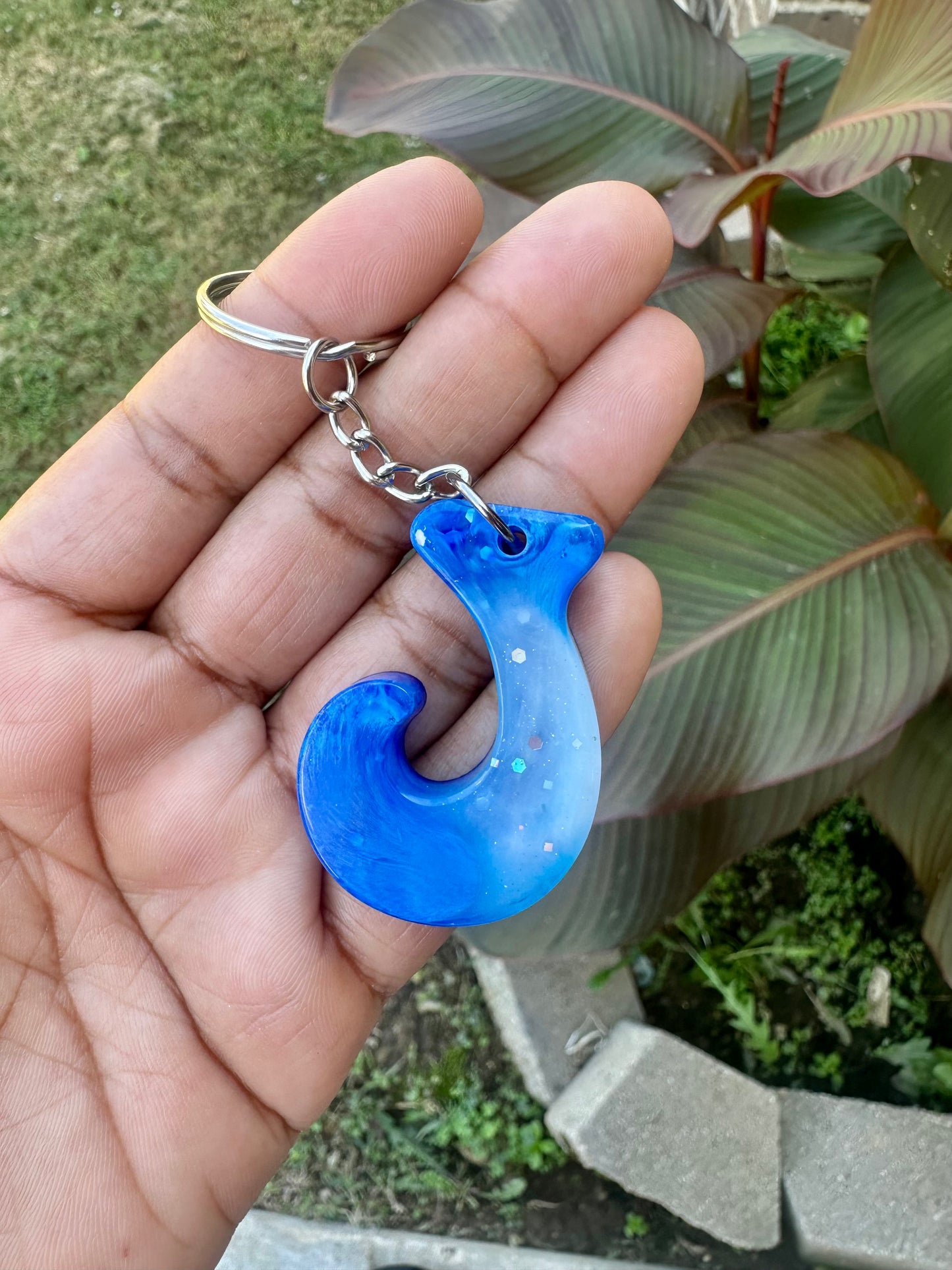 Retro Letter J Keychains