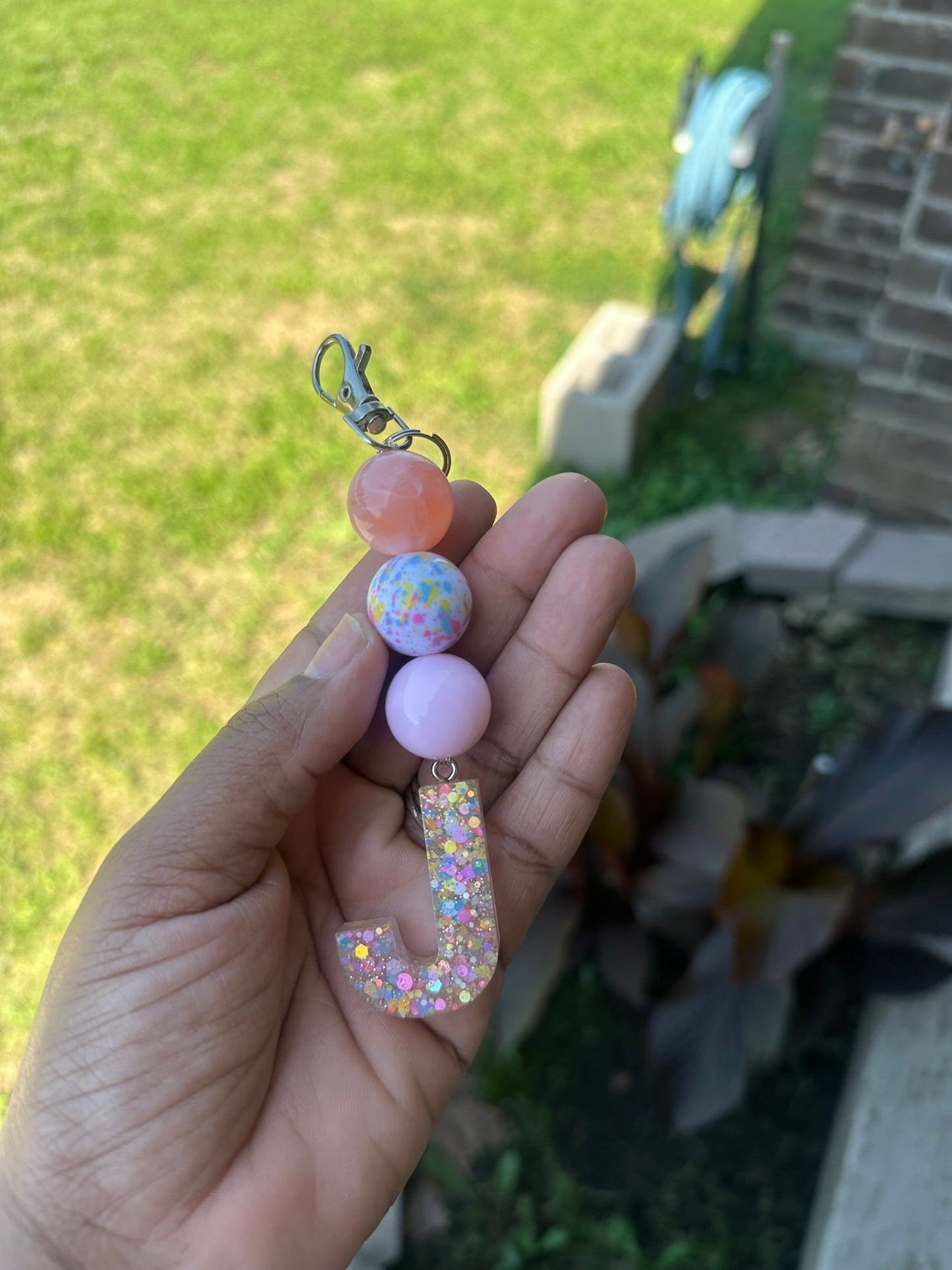 OG Letter J Keychains