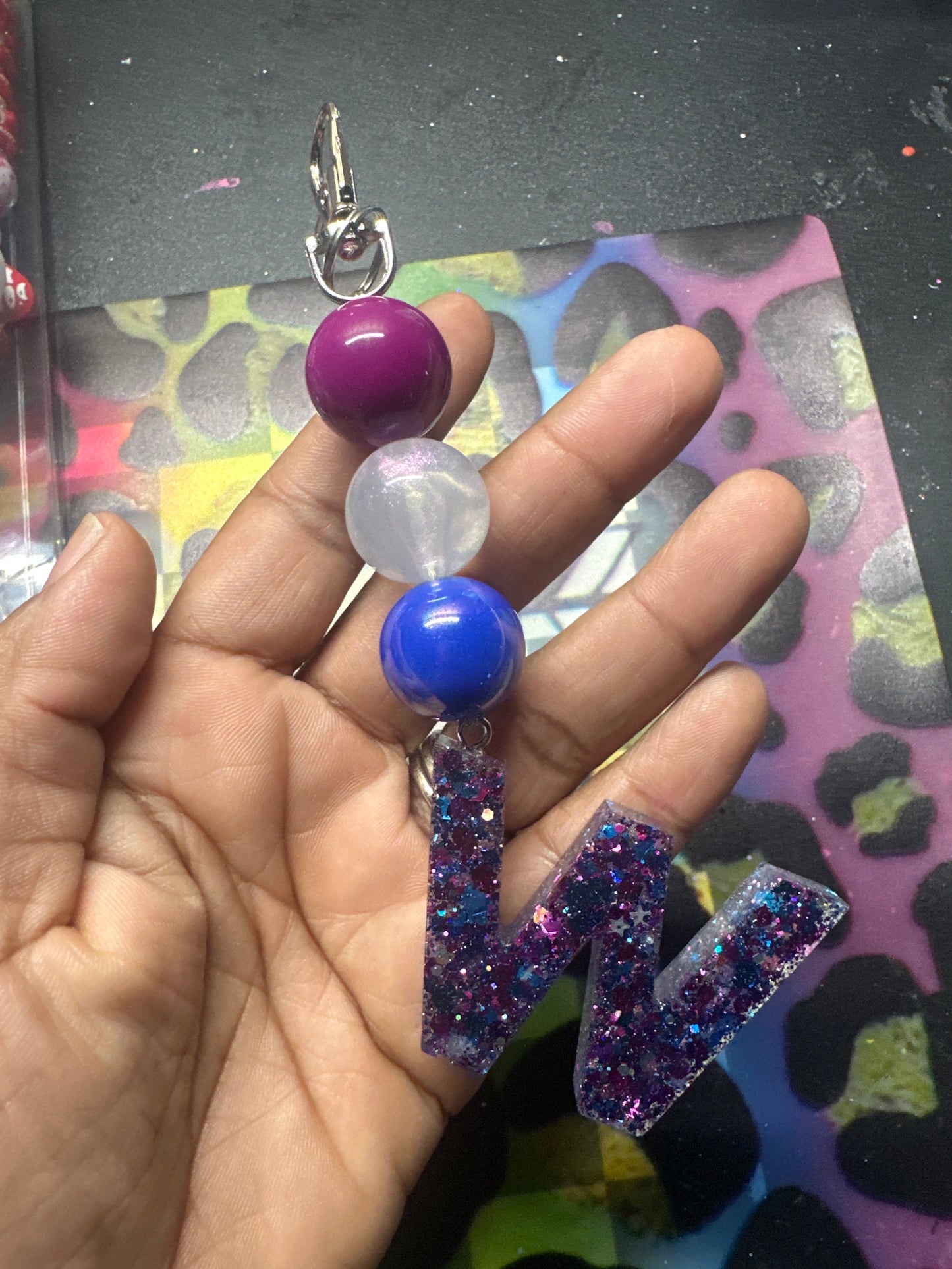 OG Letter W Keychains