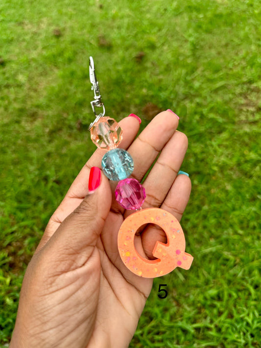 OG Letter Q Keychains