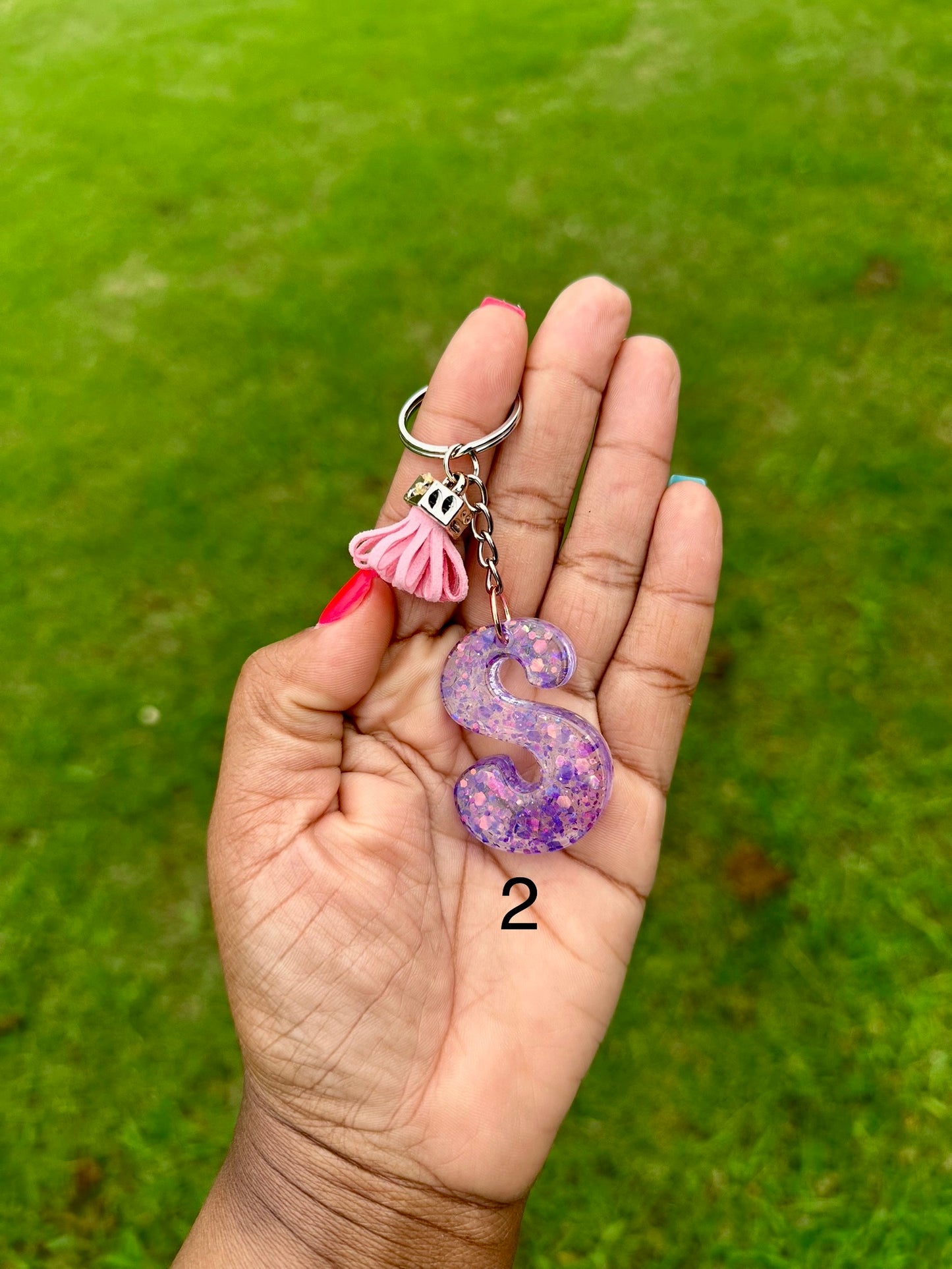 Retro Letter S Keychains