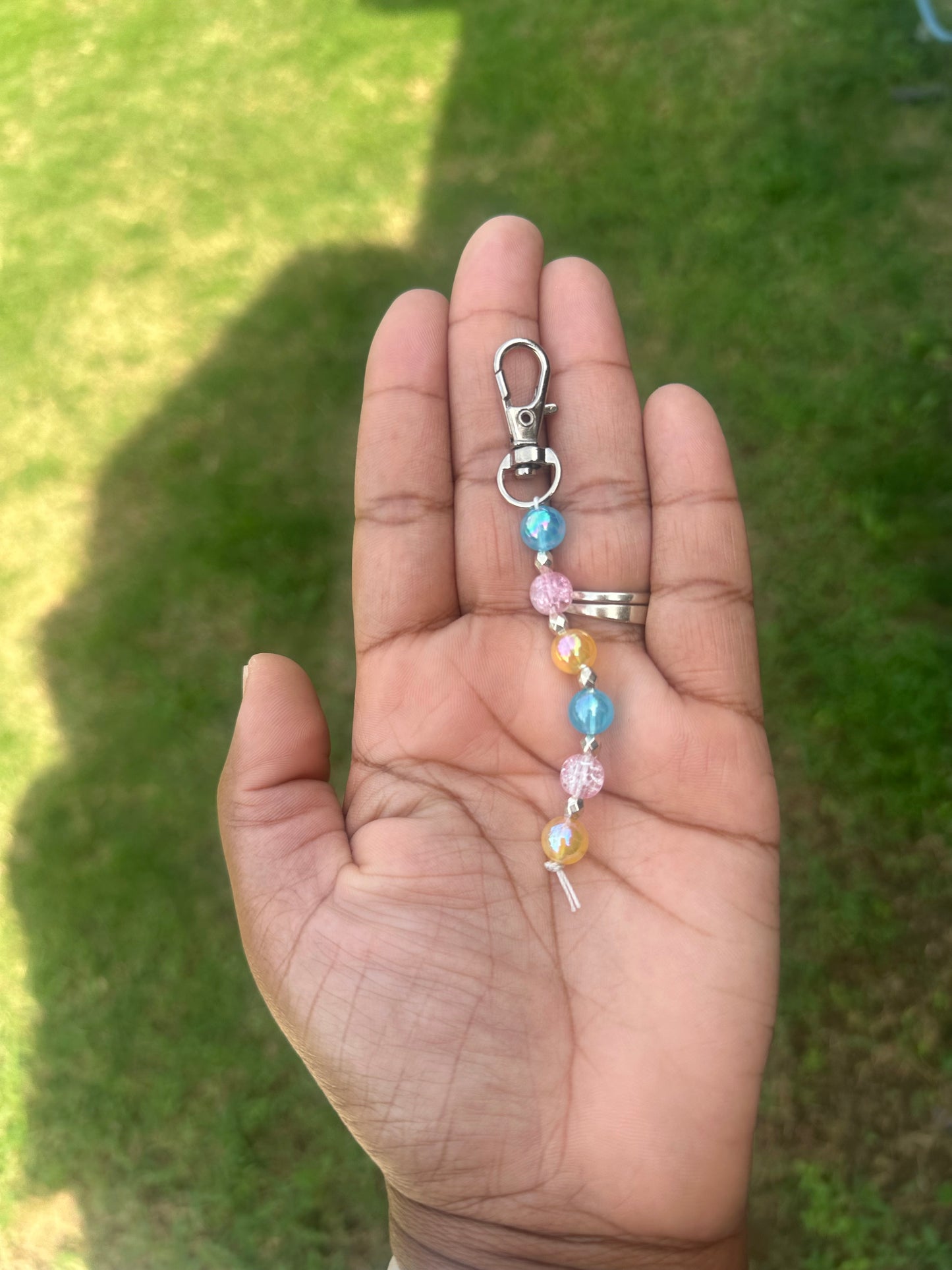 Glass Bead Keychains