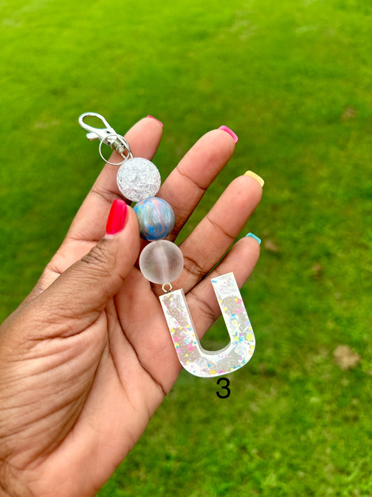 OG Letter U Keychains