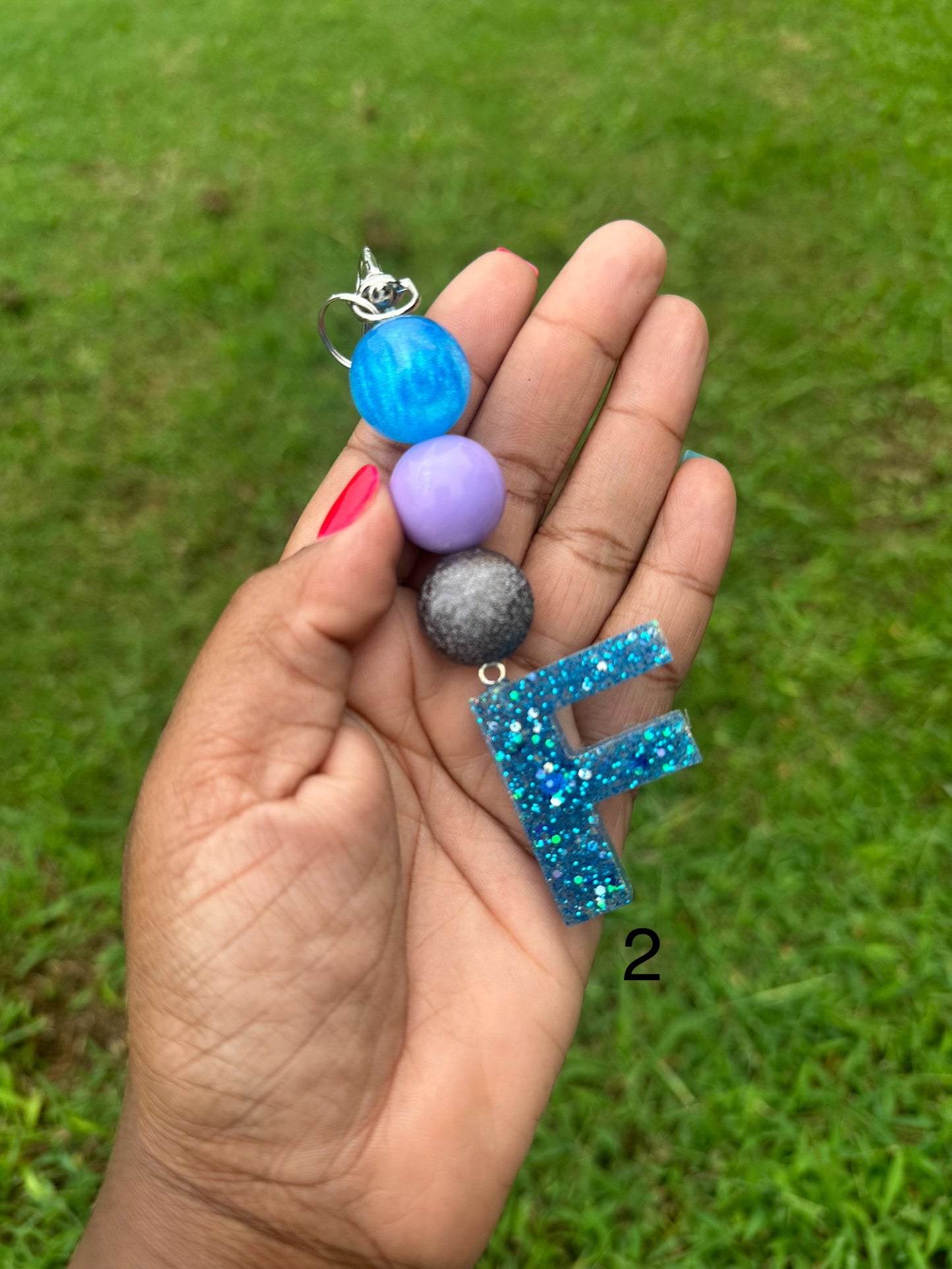 OG Letter F Keychains