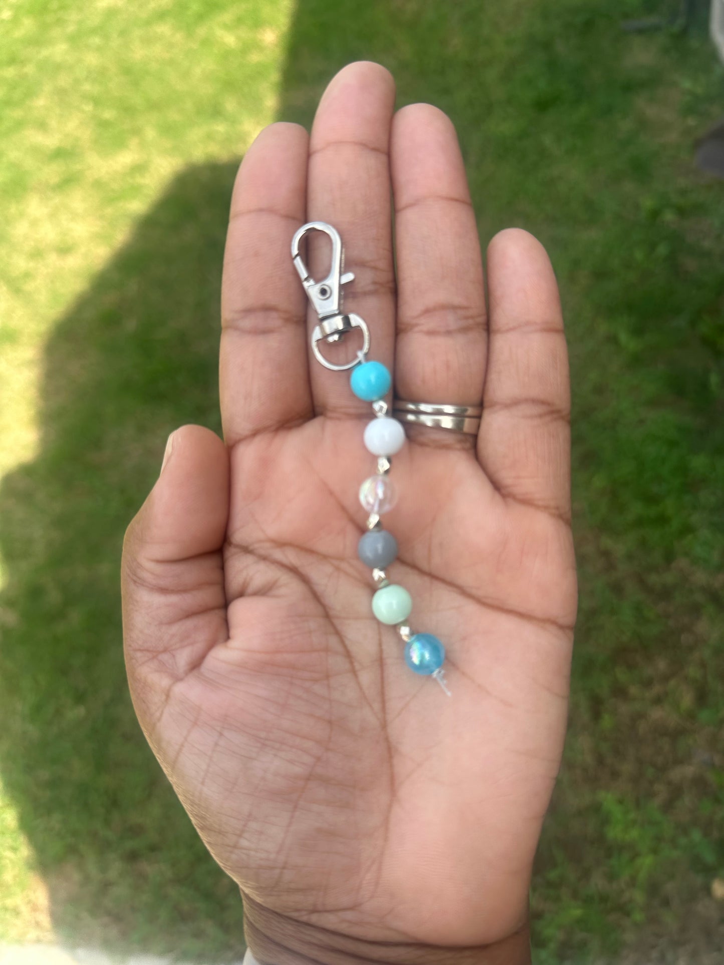 Glass Bead Keychains