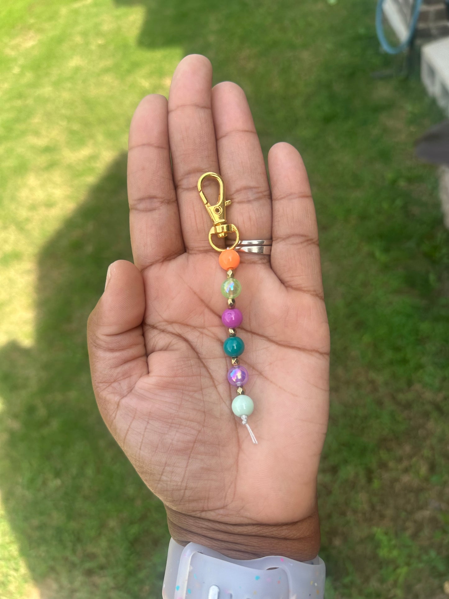 Glass Bead Keychains