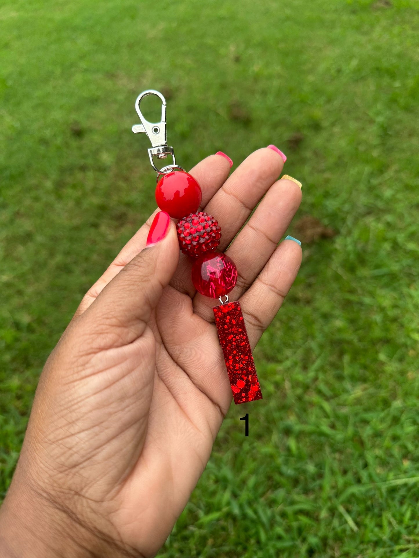 OG Letter I Keychains