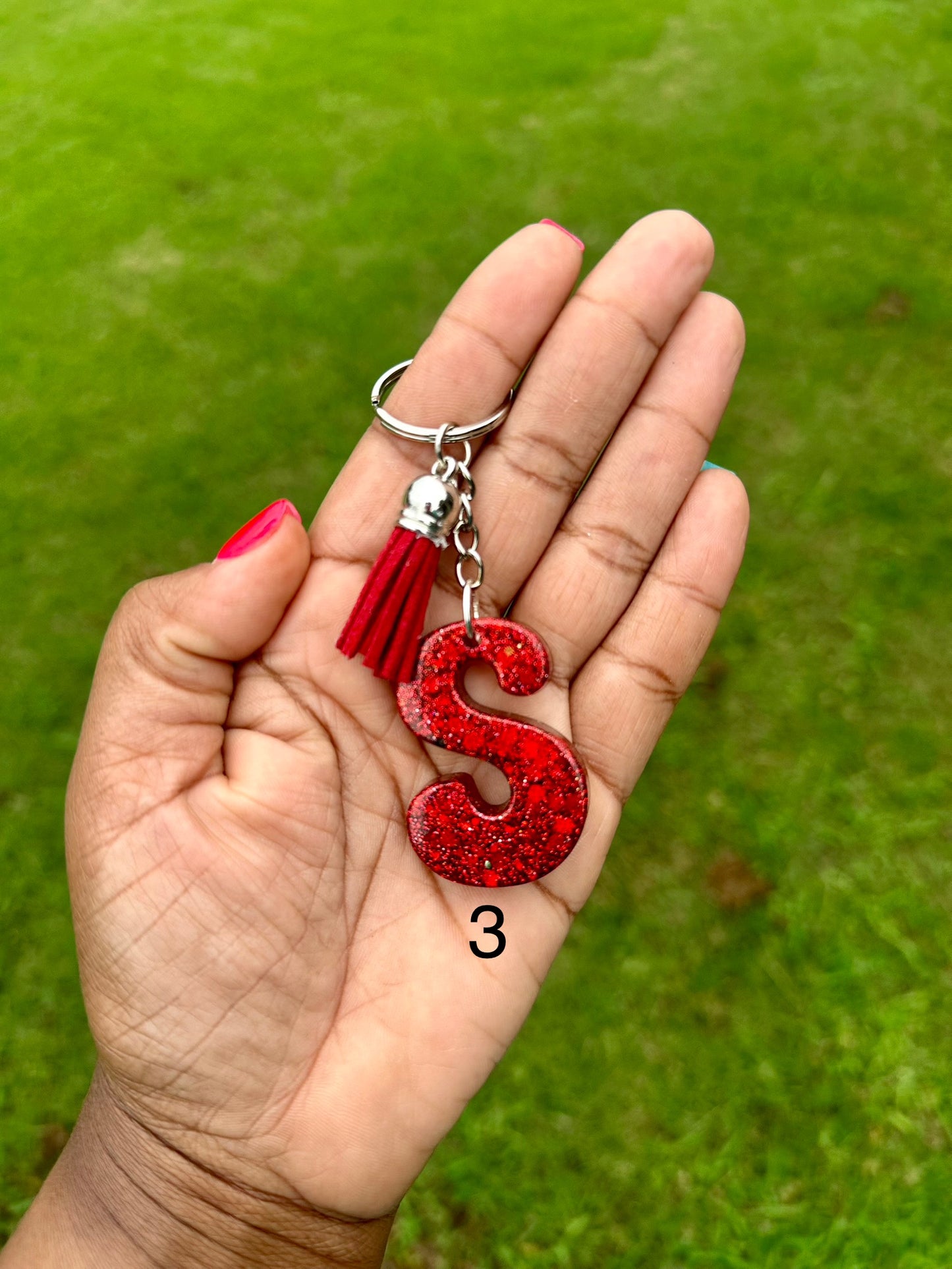 Retro Letter S Keychains