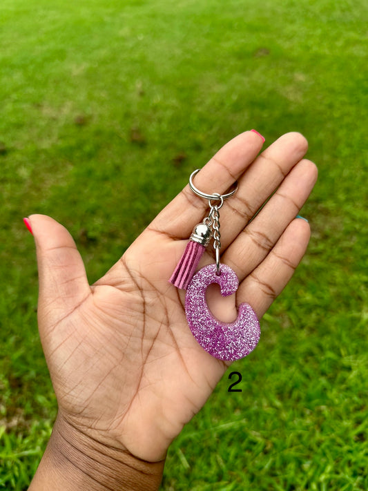 Retro Letter C Keychains