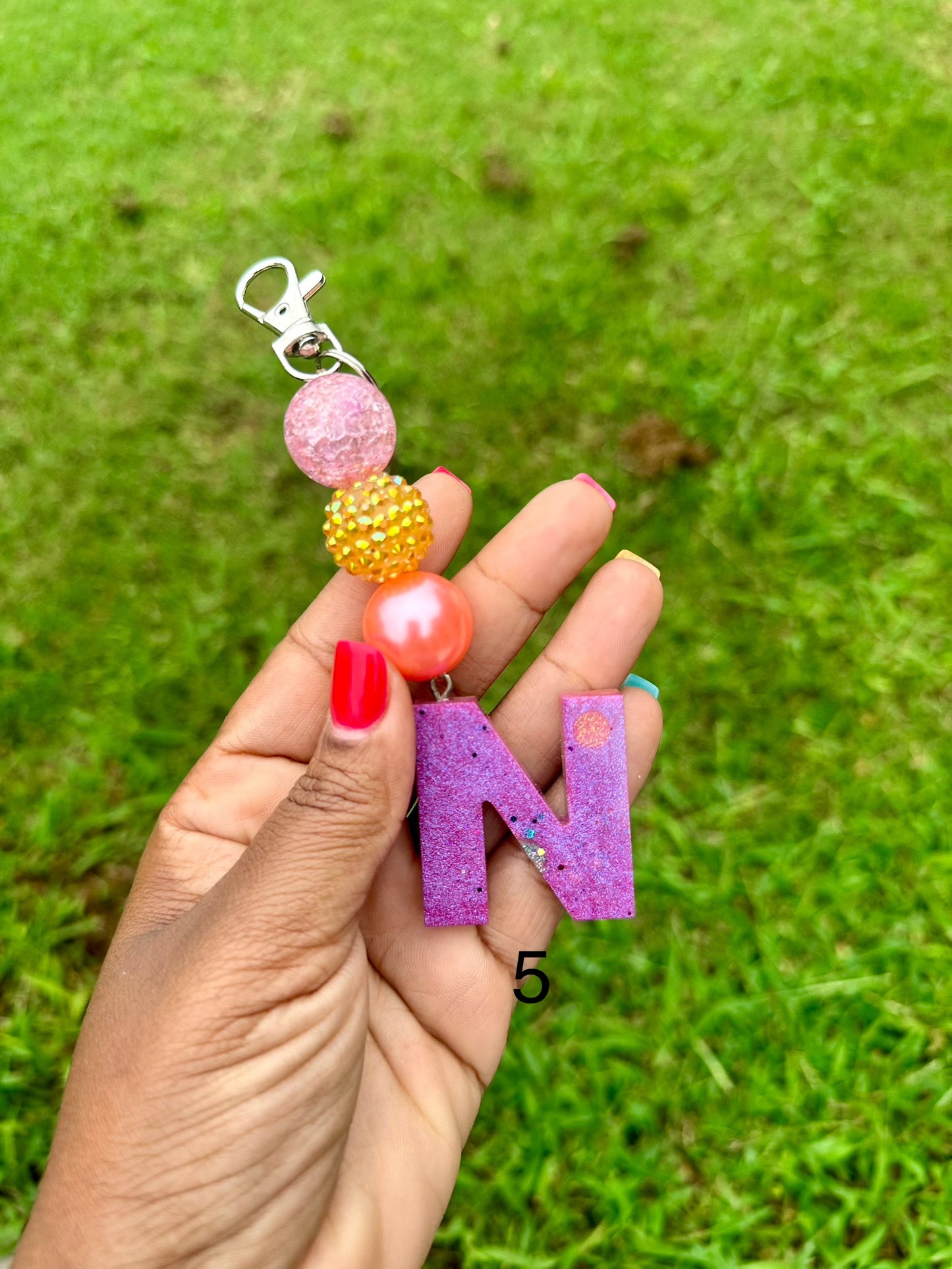 OG Letter N Keychains