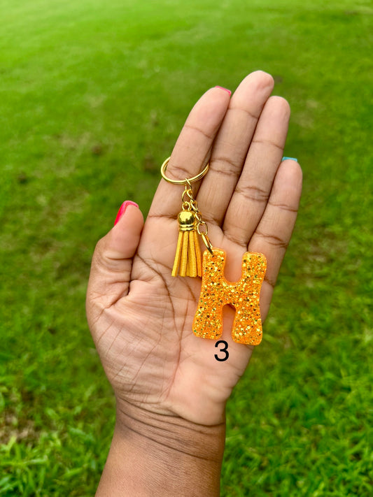 Retro Letter H Keychains
