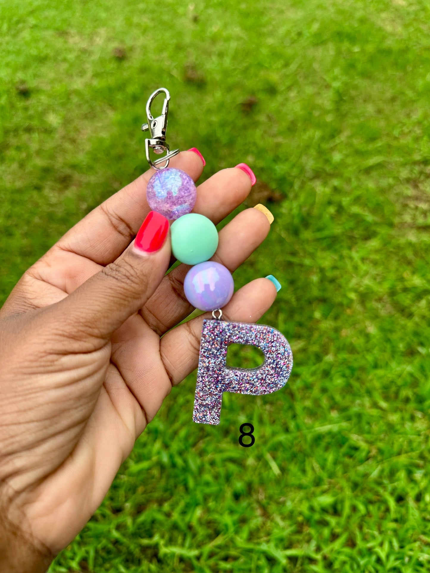 OG Letter P Keychains