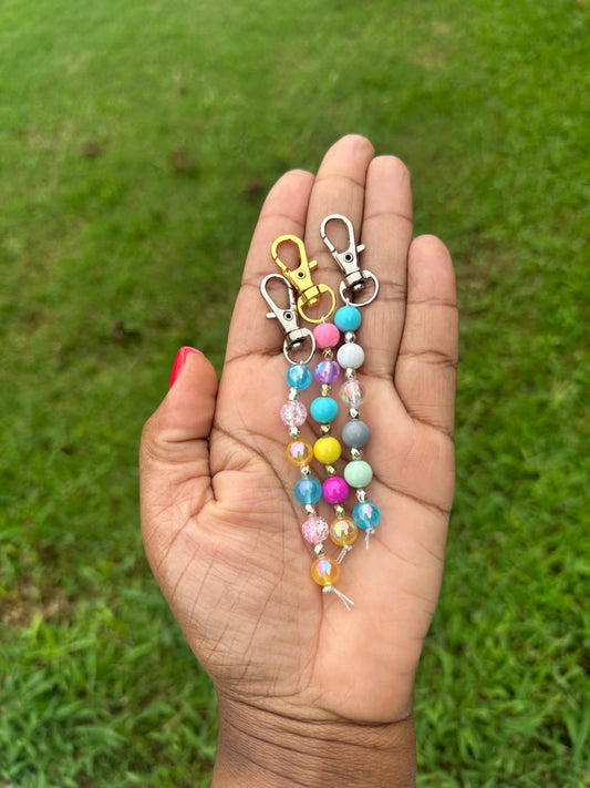 Glass Bead Keychains