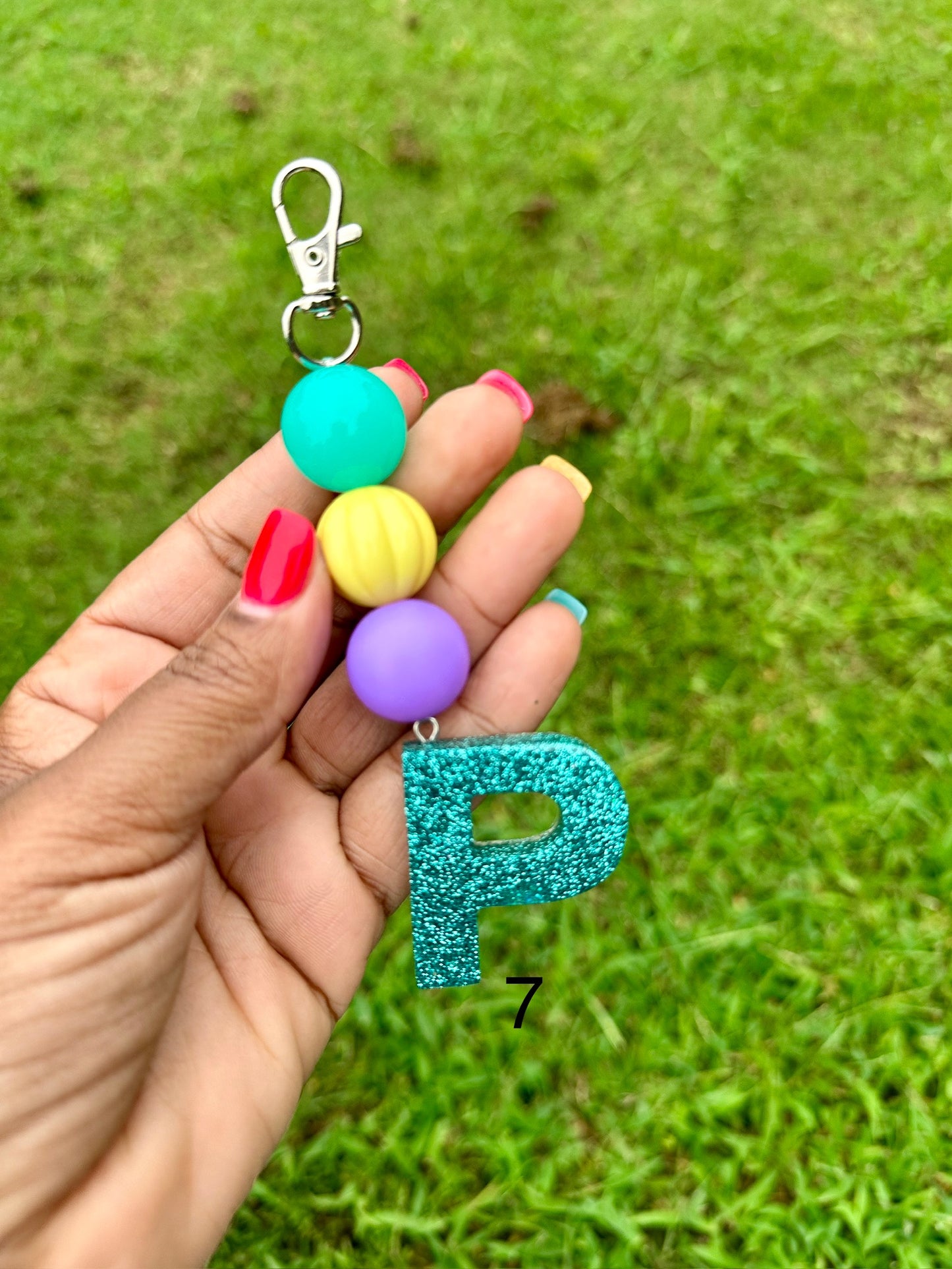 OG Letter P Keychains