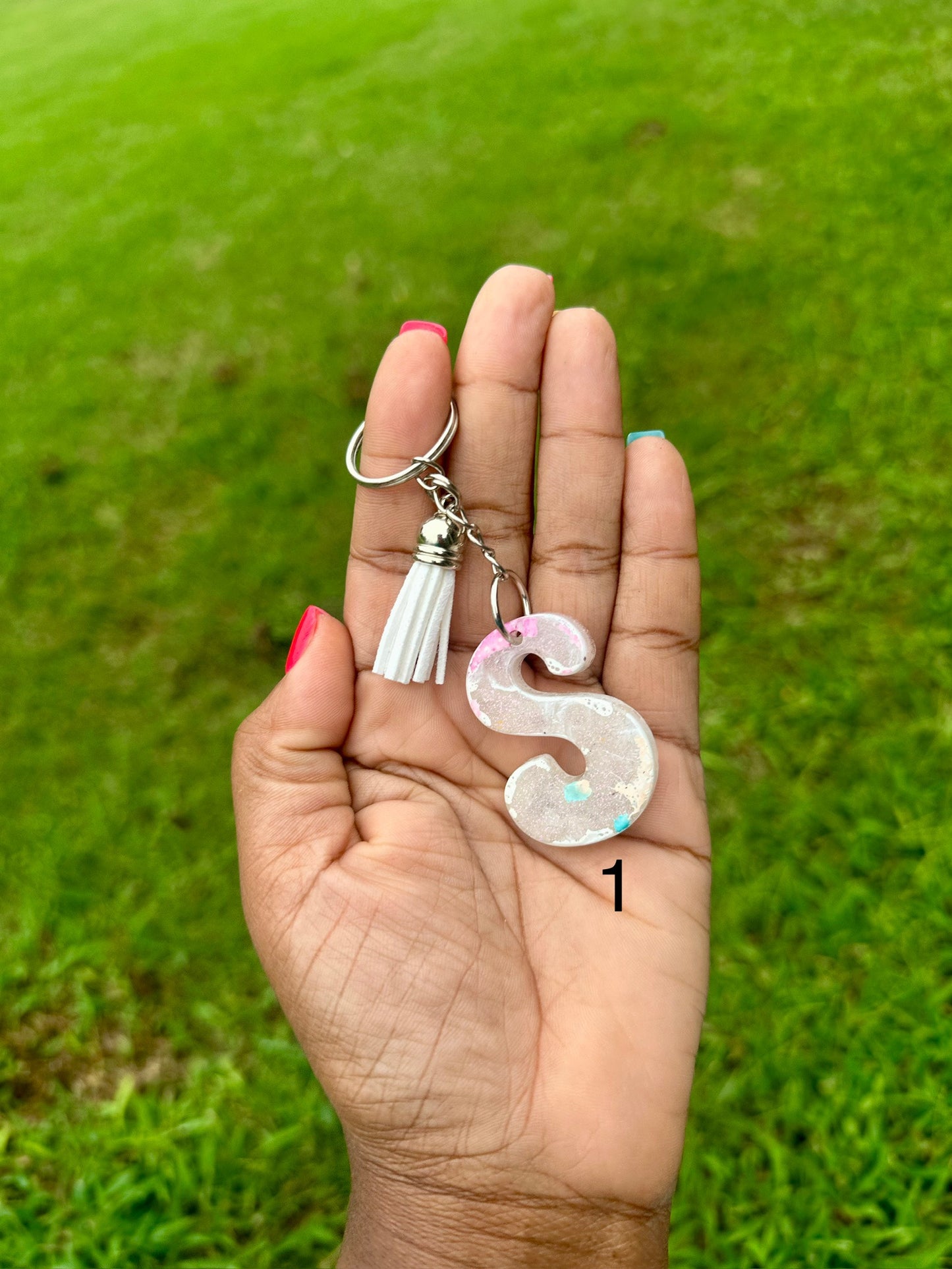 Retro Letter S Keychains