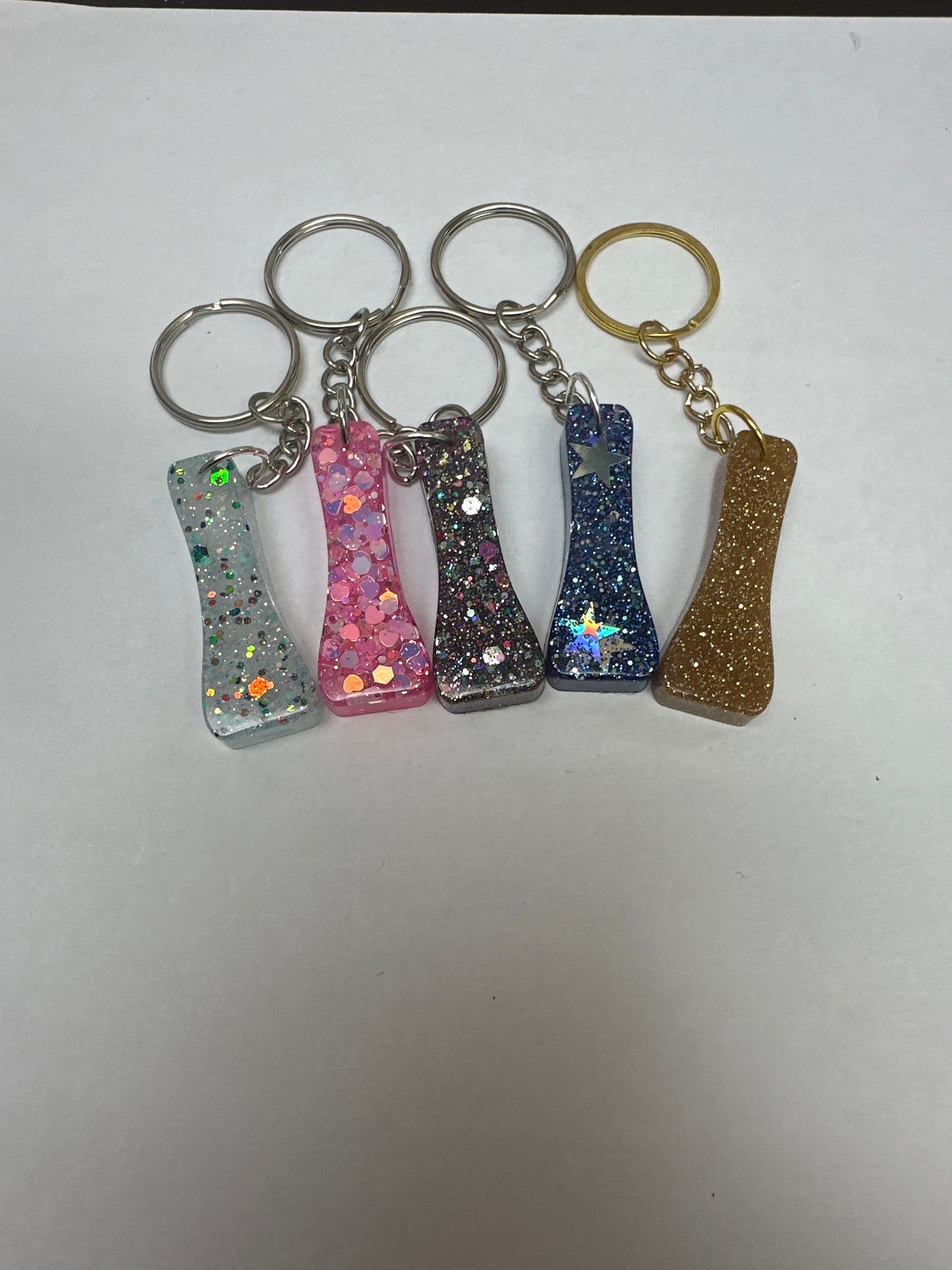 Retro Letter I Keychains