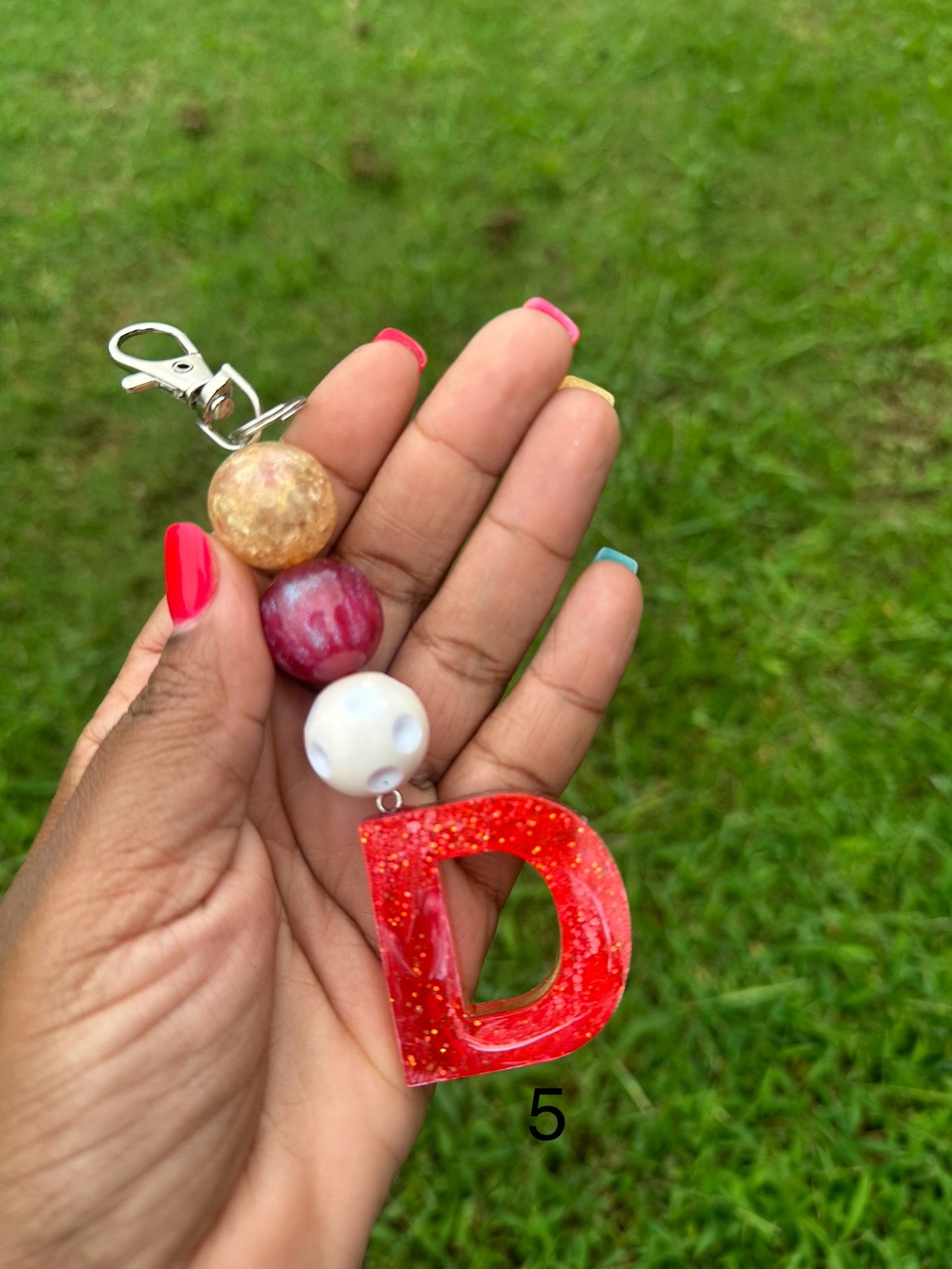 OG Letter D Keychains