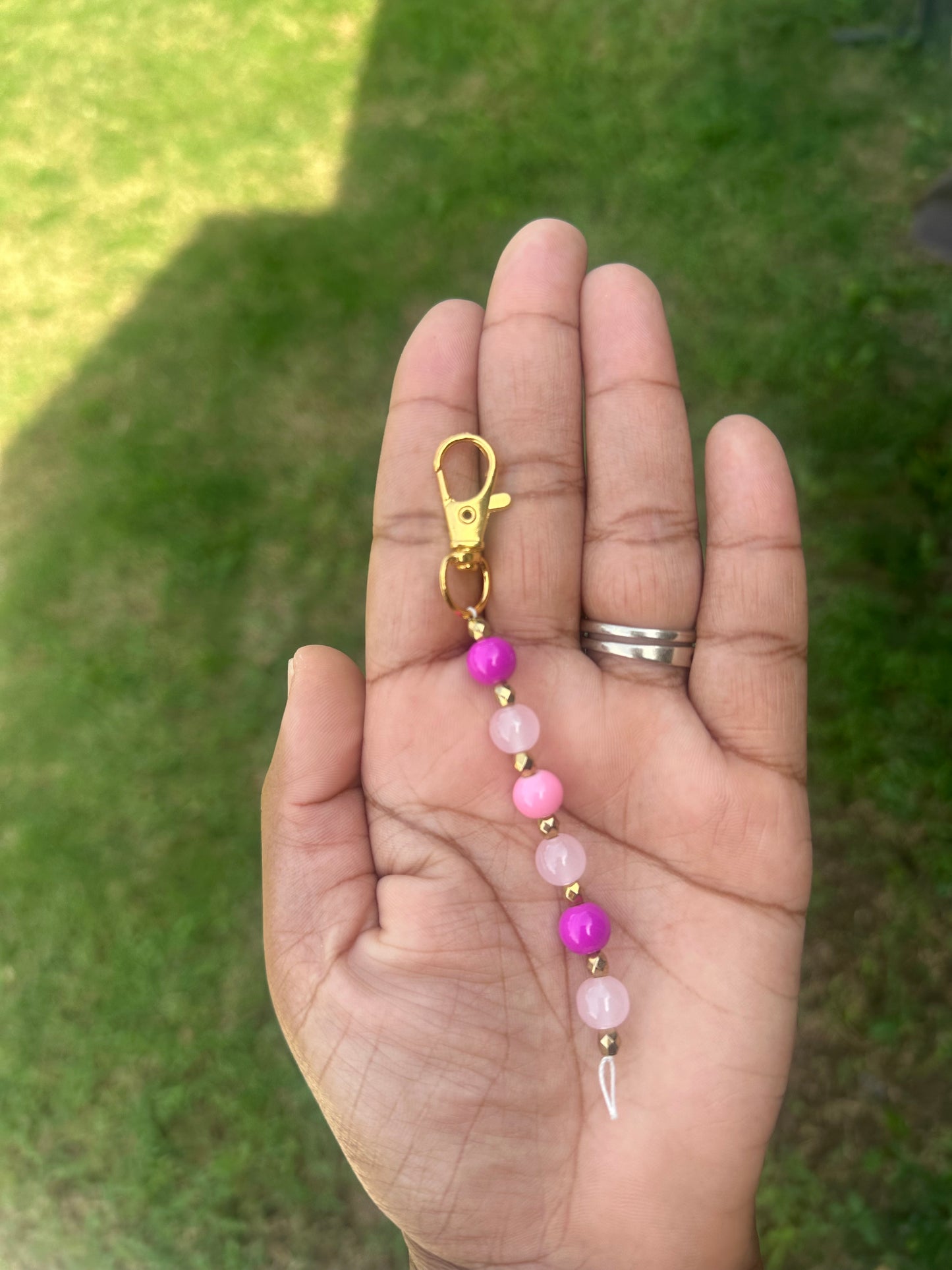 Glass Bead Keychains