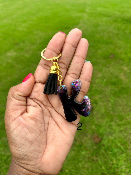 Retro Letter K Keychains