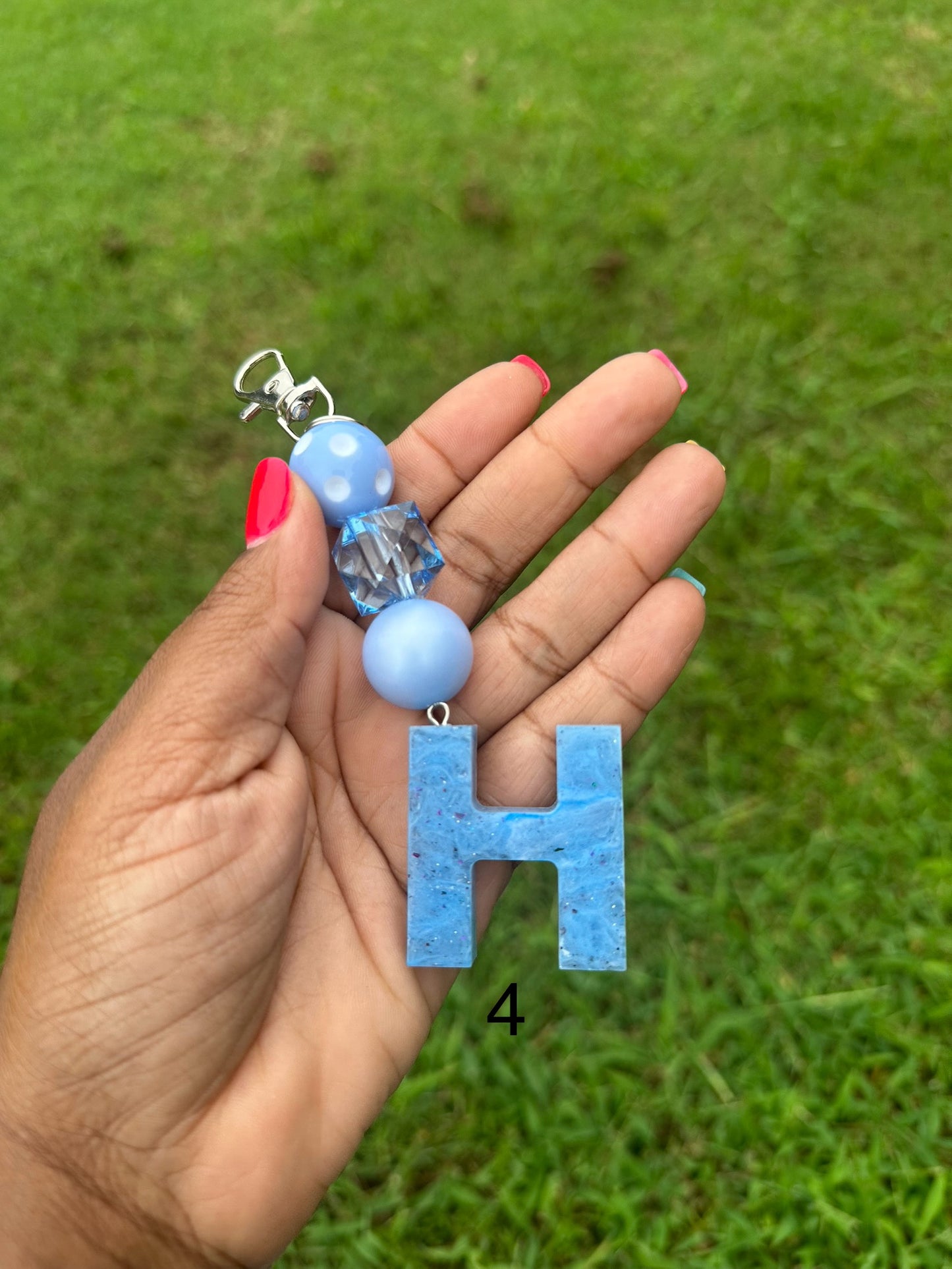 OG Letter H Keychains