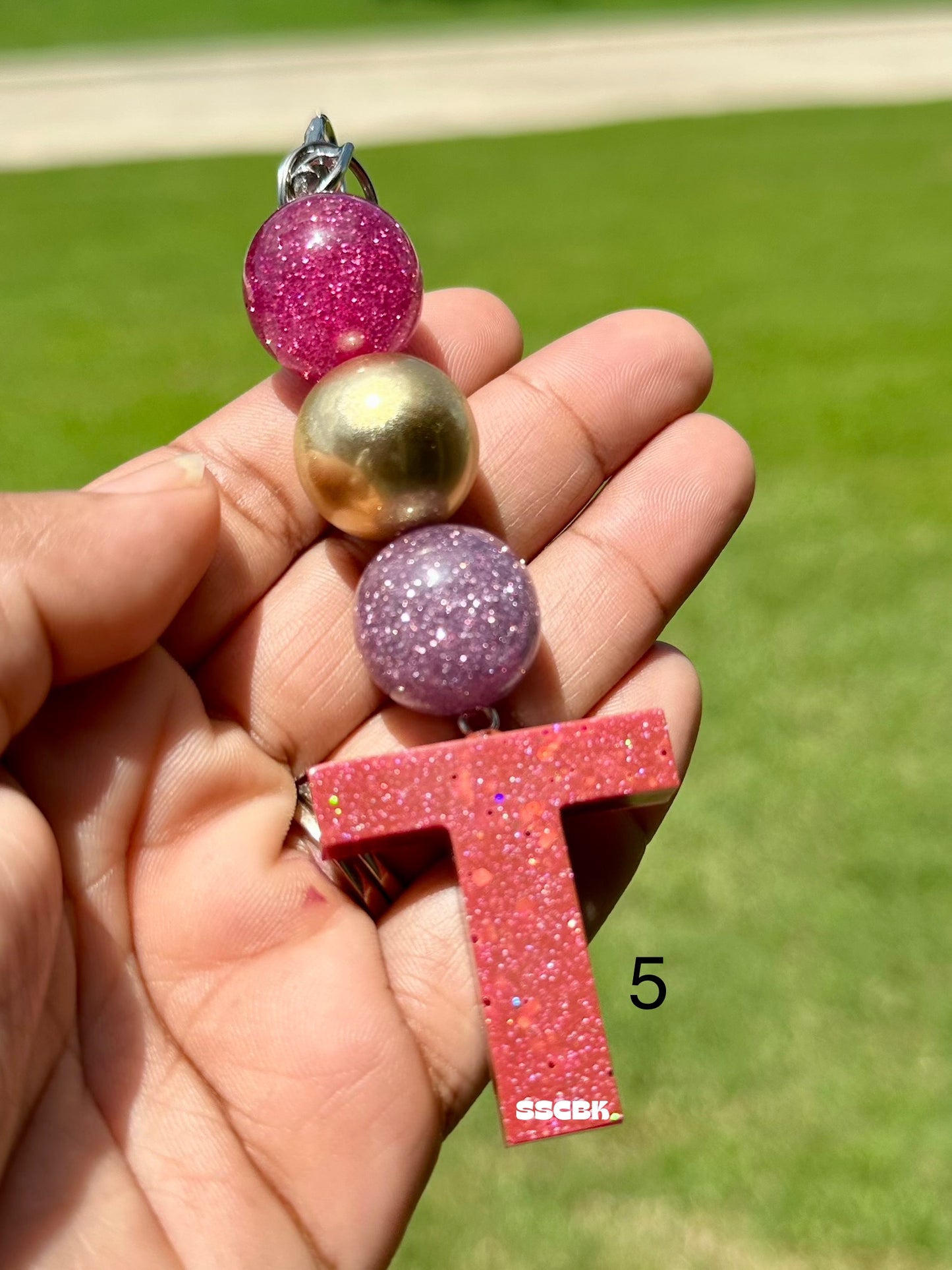 OG Letter T Keychains