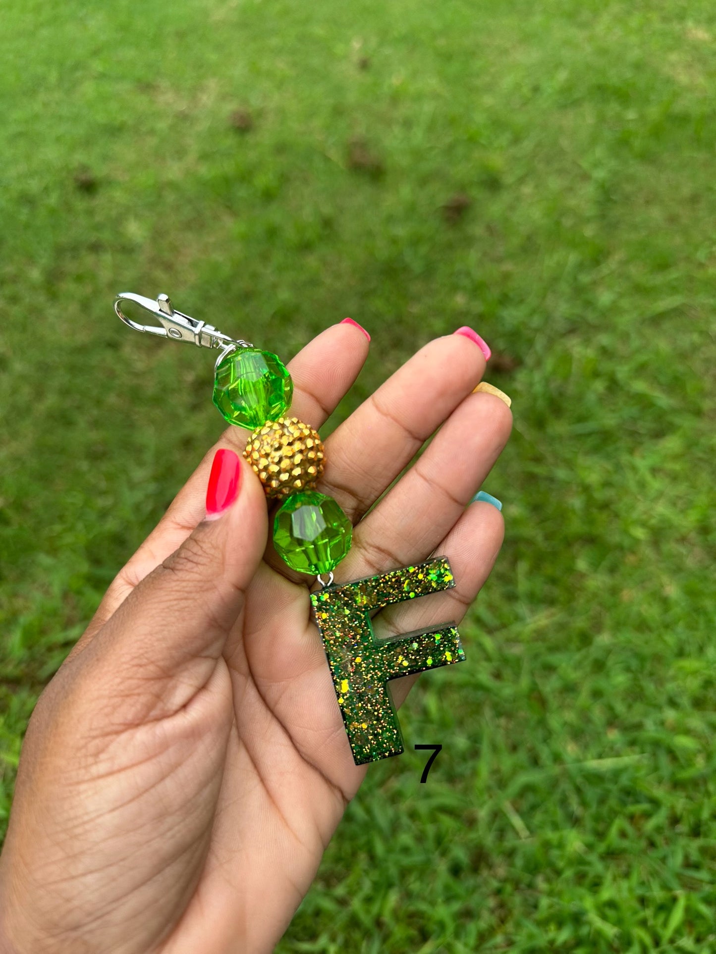 OG Letter F Keychains