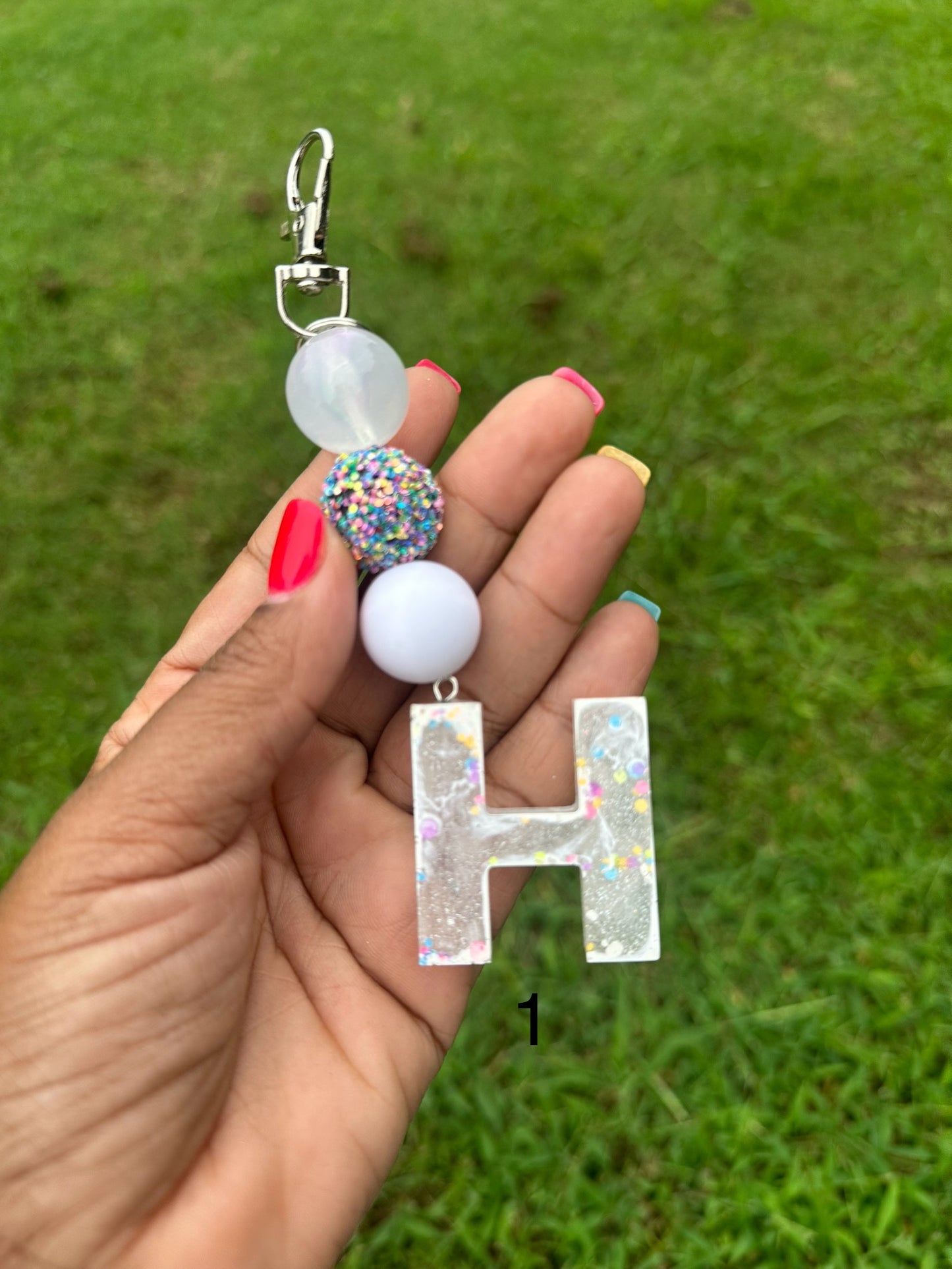 OG Letter H Keychains