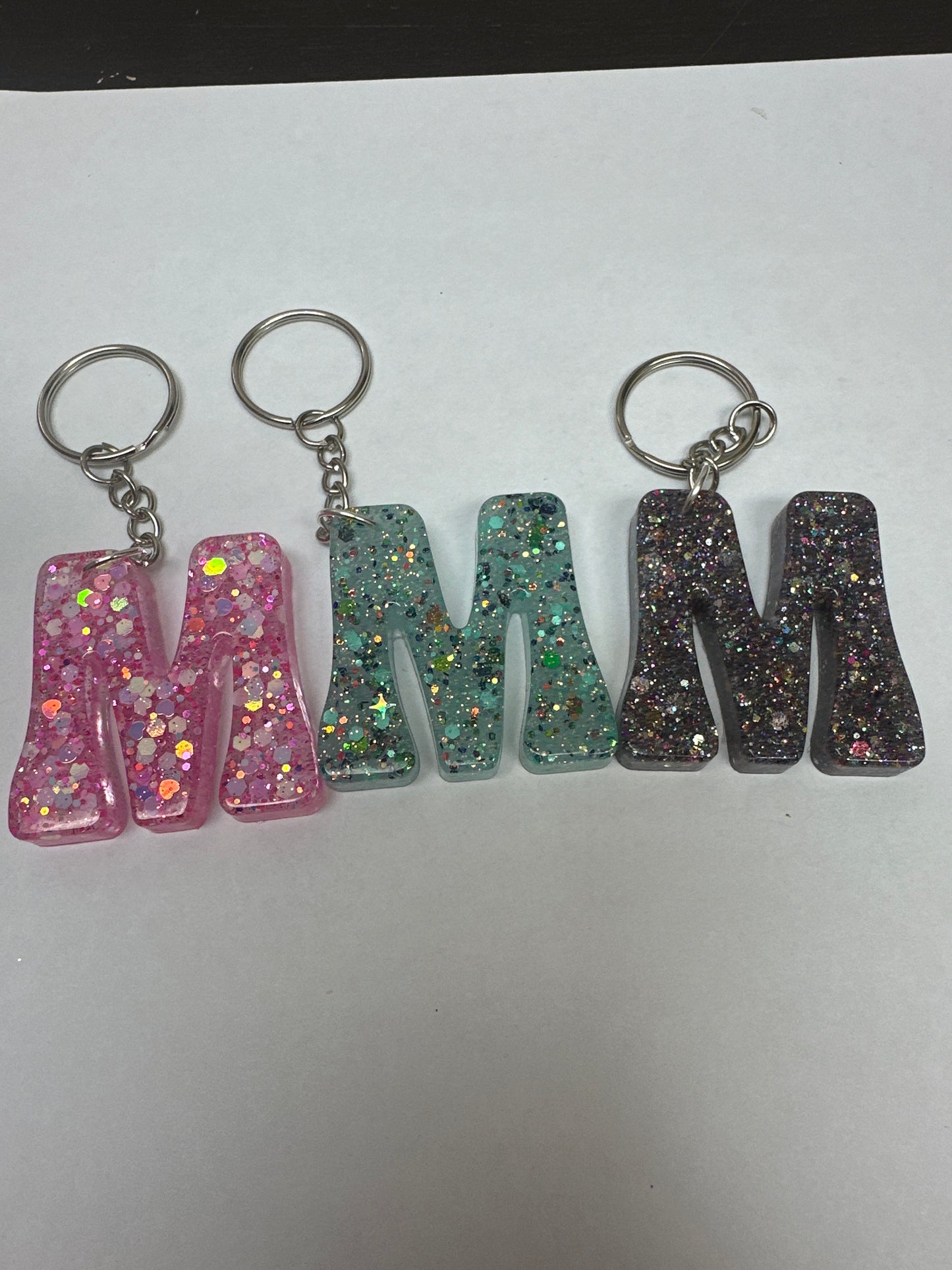 Retro Letter M Keychains