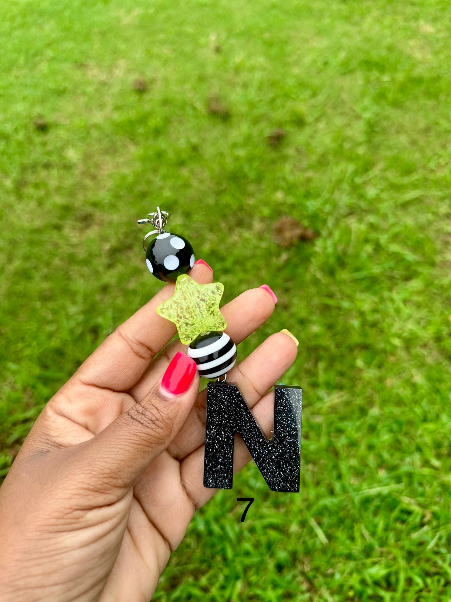 OG Letter N Keychains