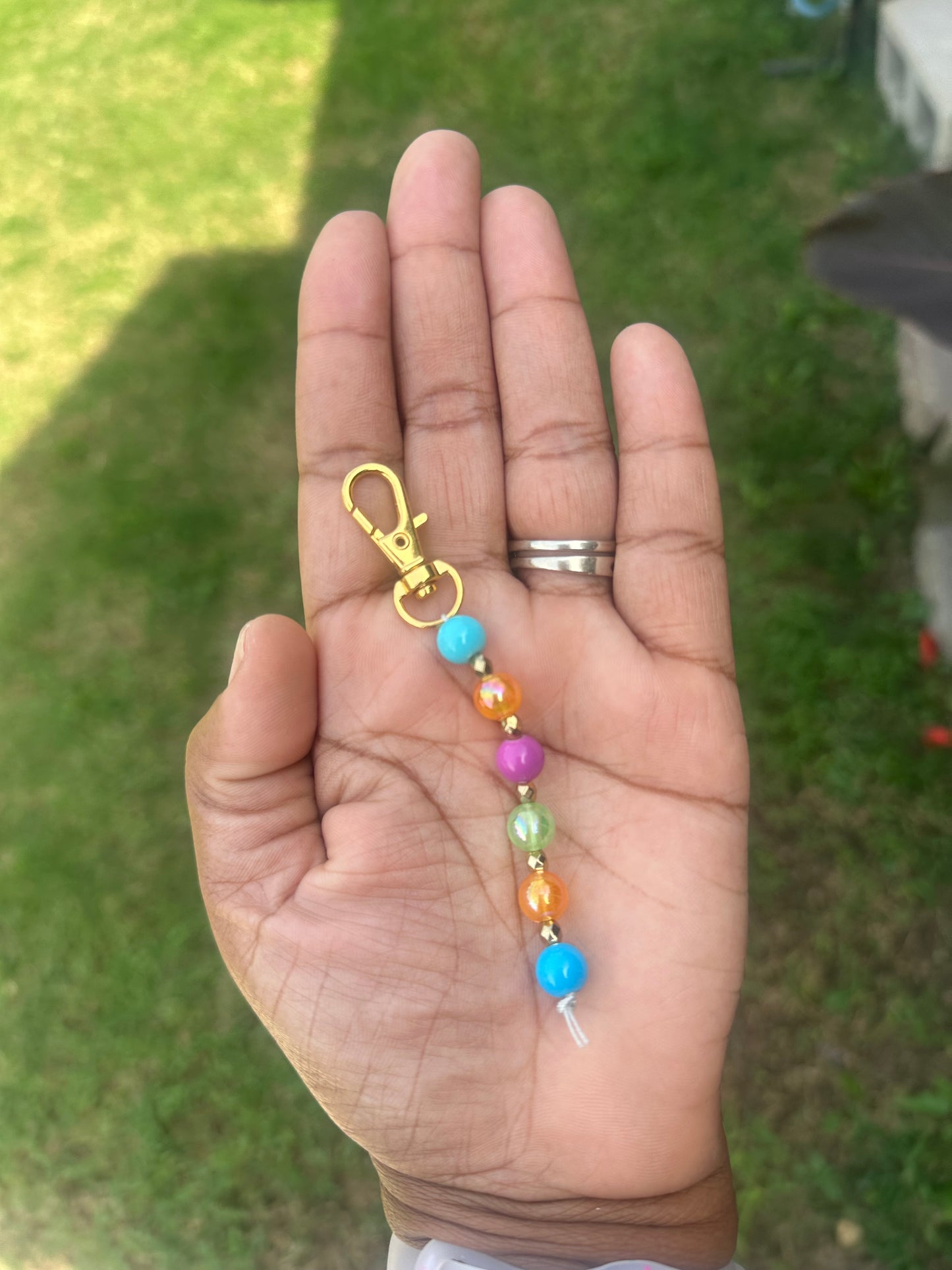 Glass Bead Keychains