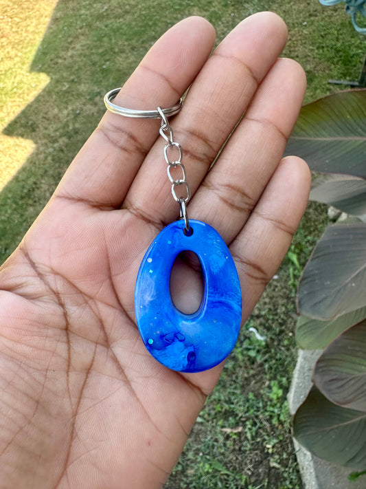 Retro Letter O Keychains