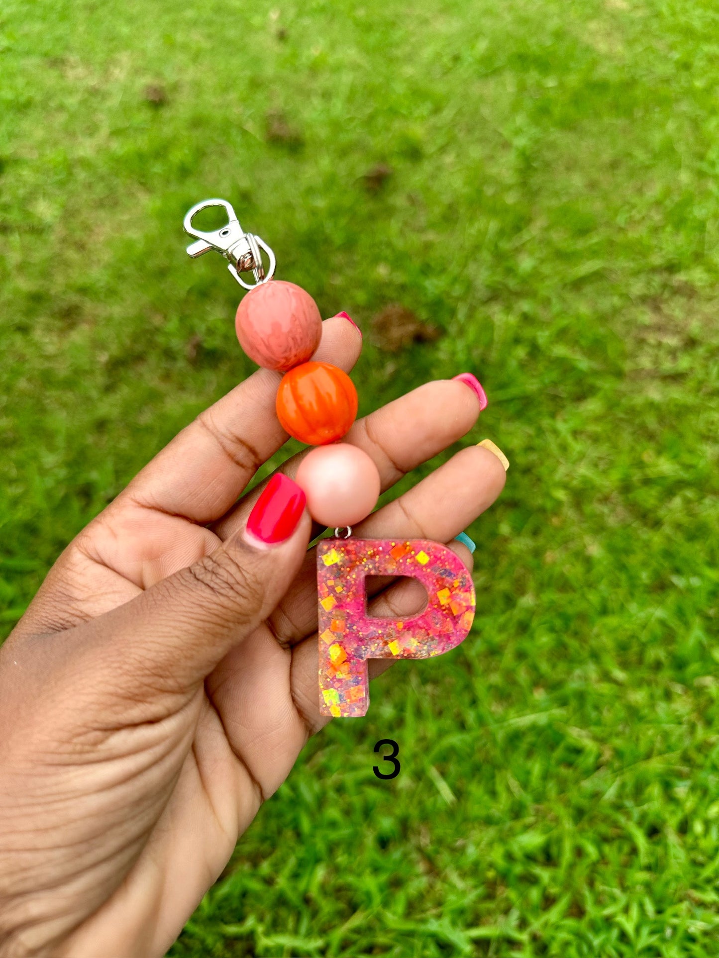 OG Letter P Keychains