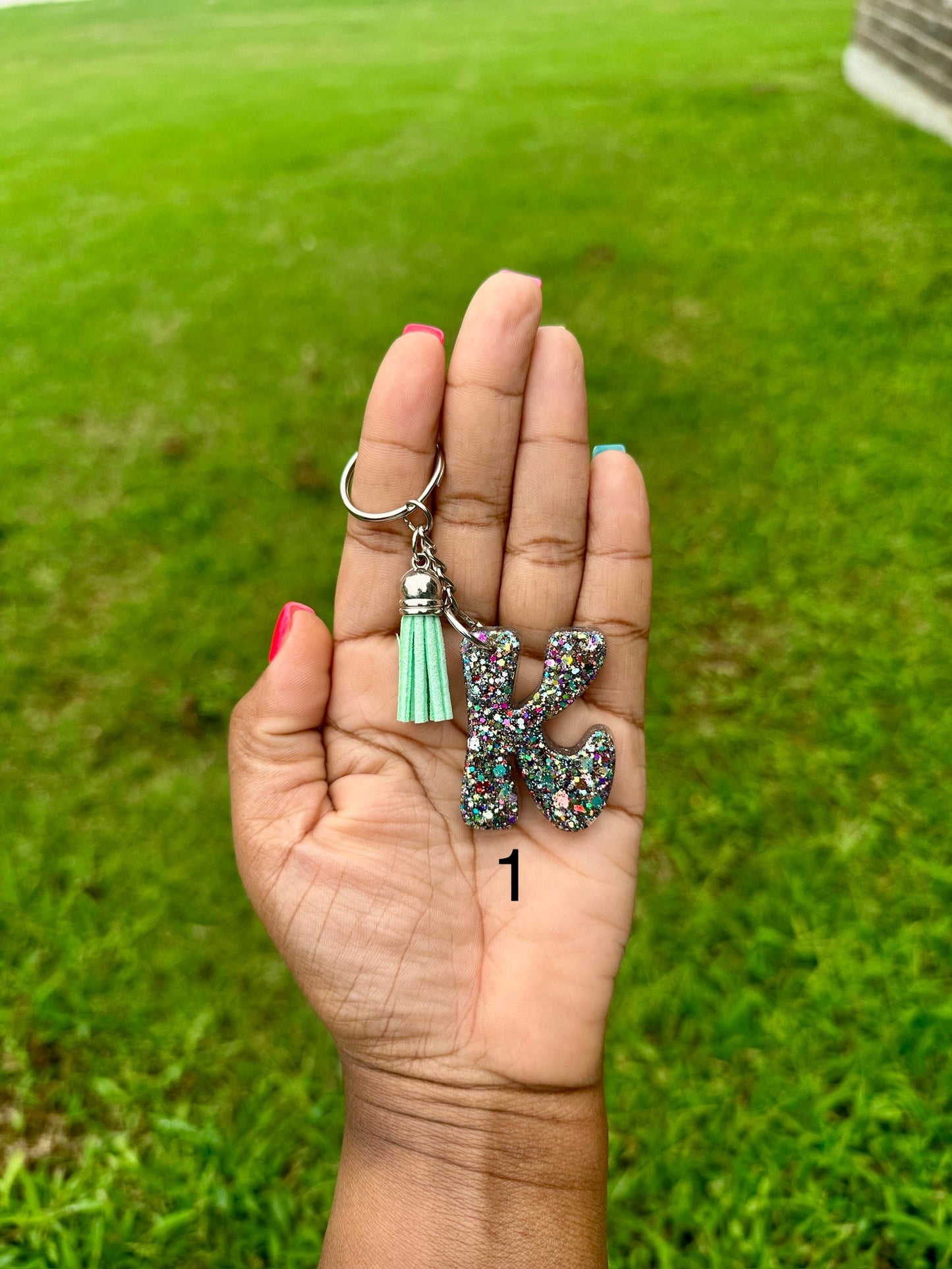 Retro Letter K Keychains
