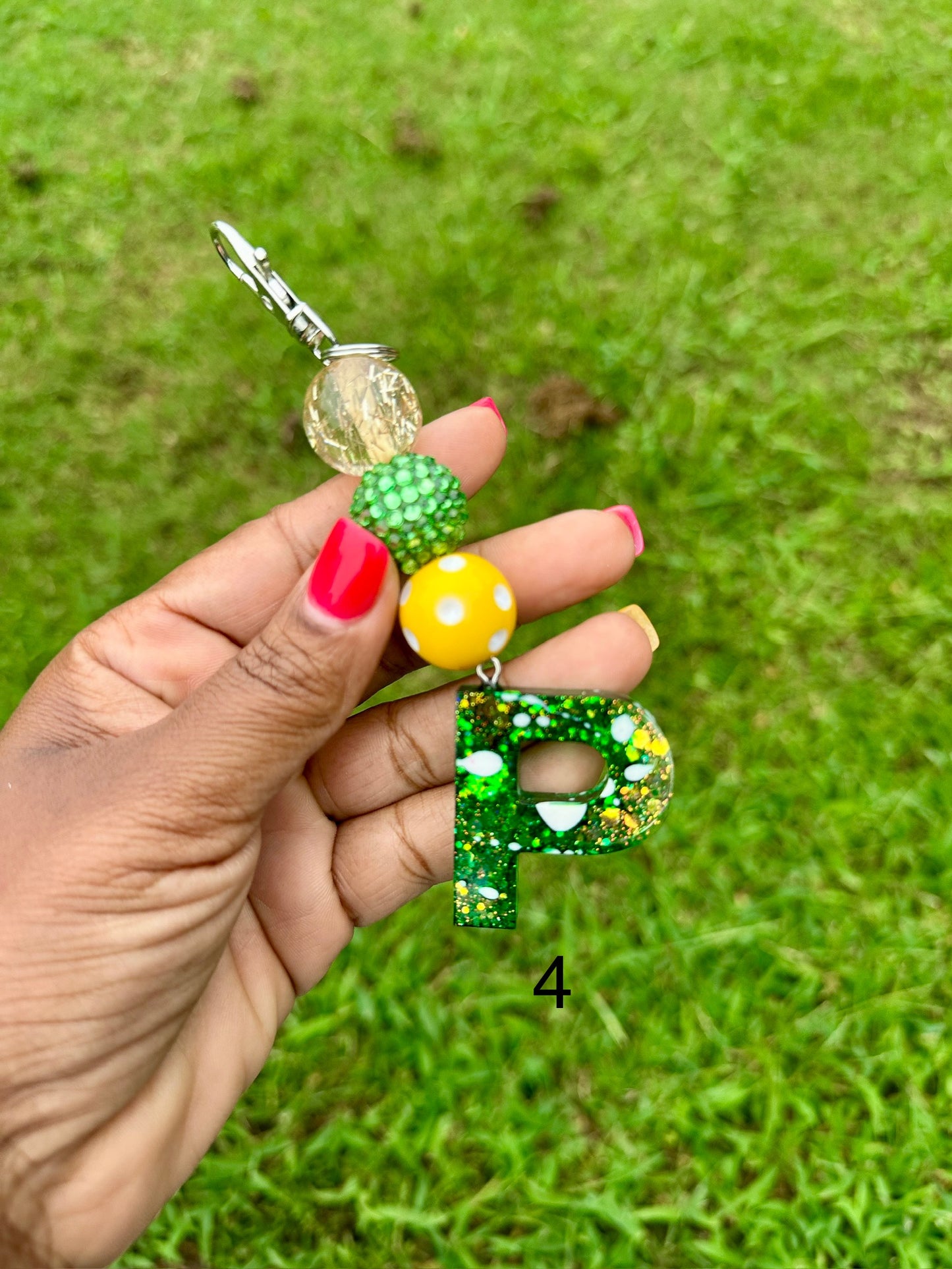 OG Letter P Keychains