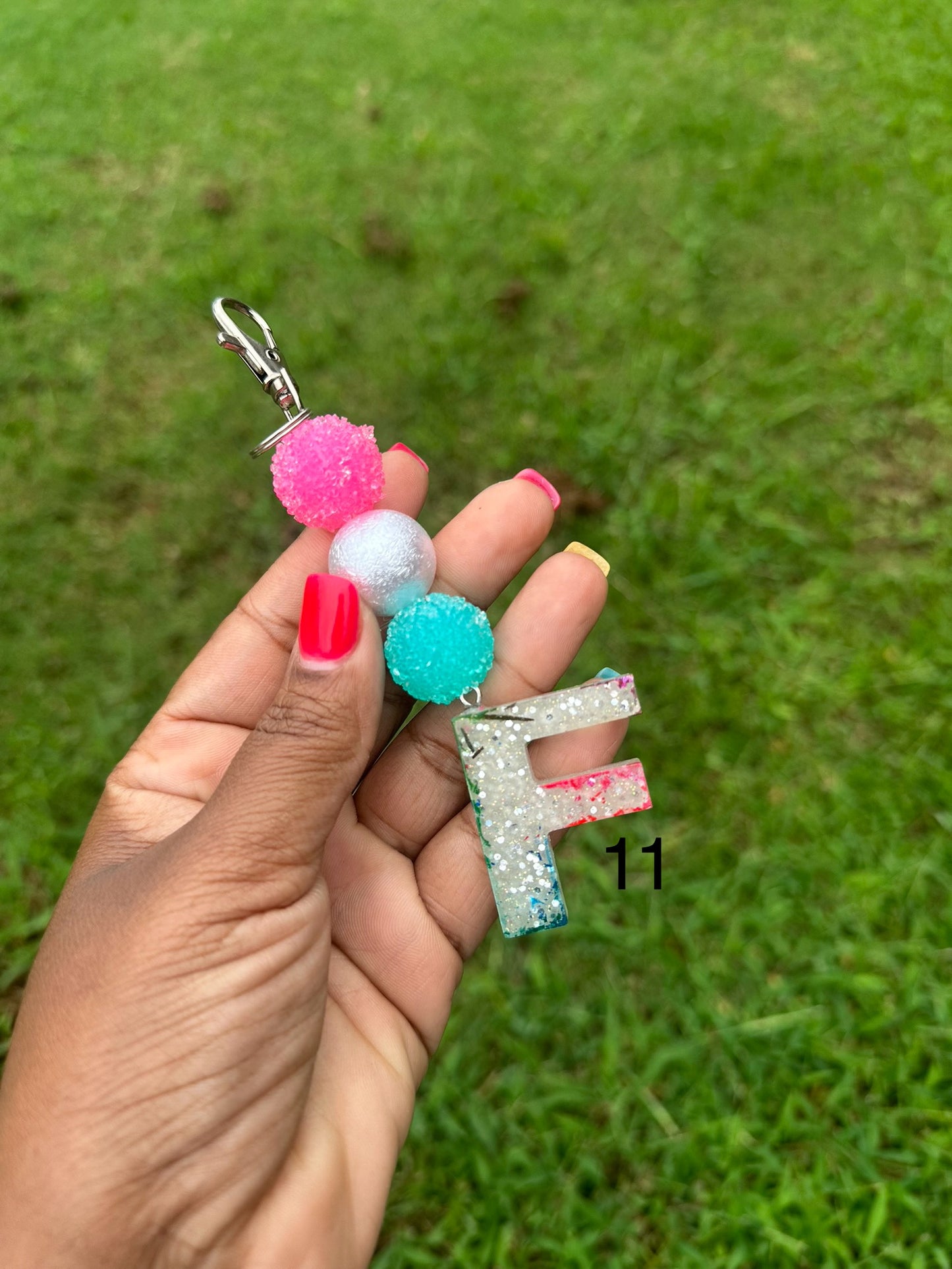 OG Letter F Keychains