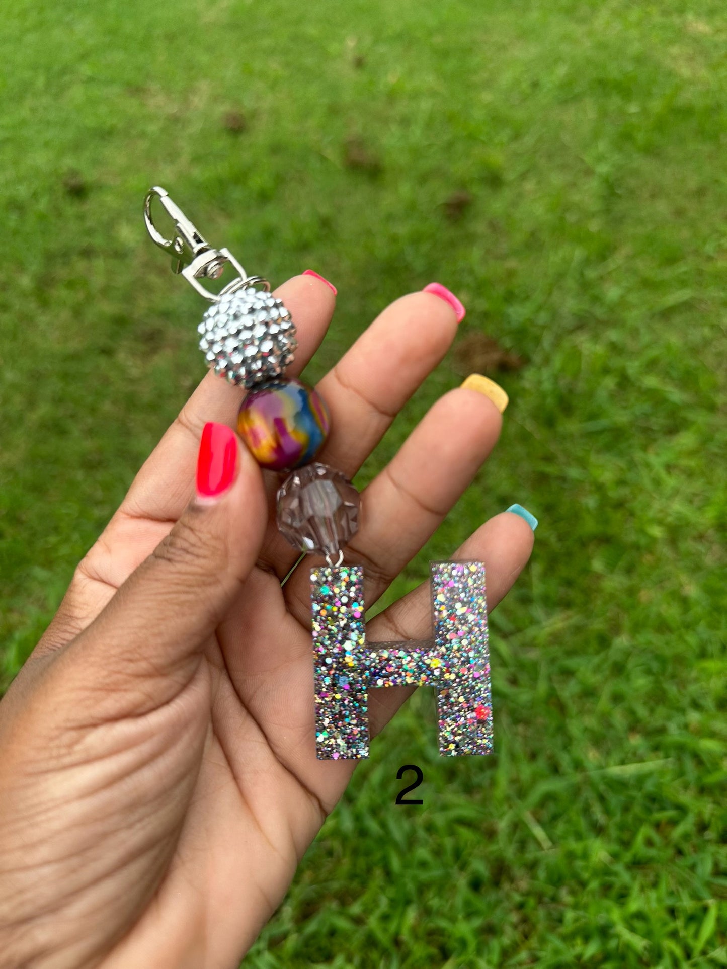 OG Letter H Keychains