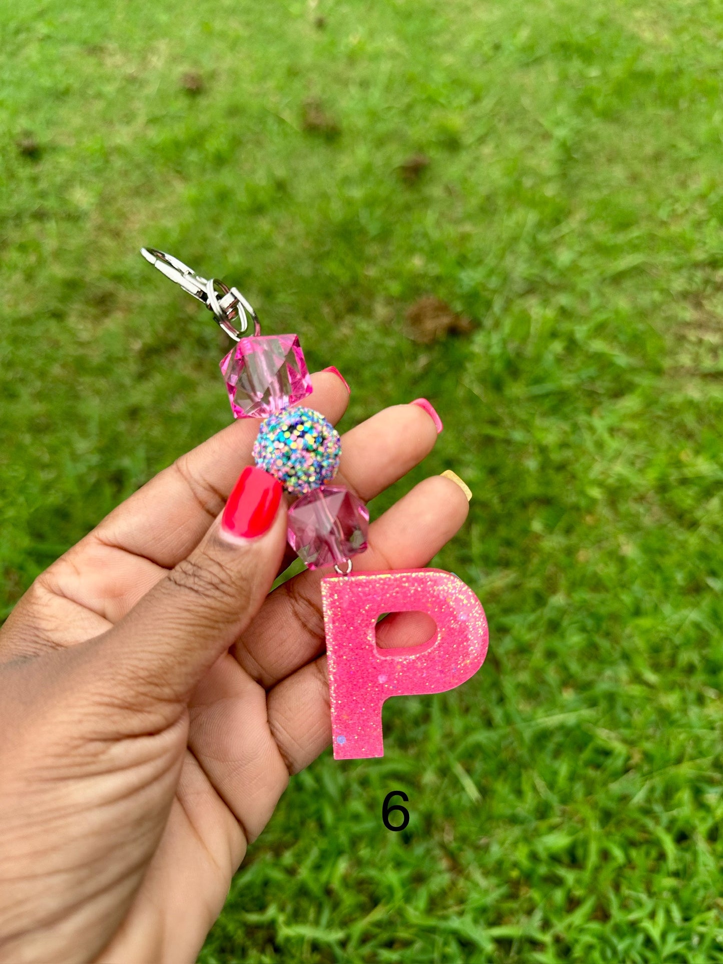 OG Letter P Keychains