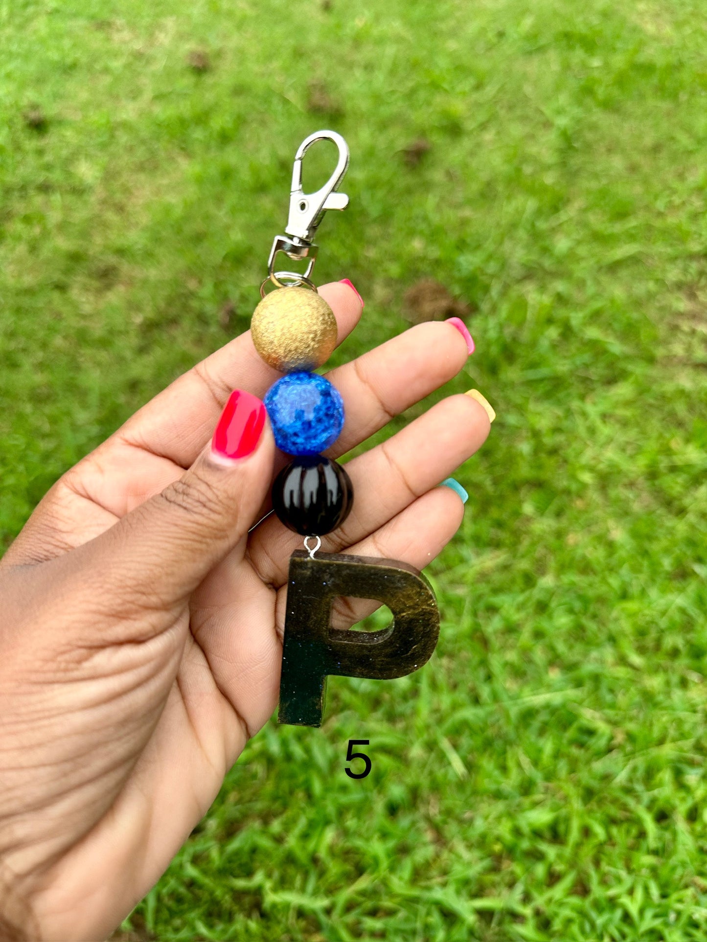 OG Letter P Keychains