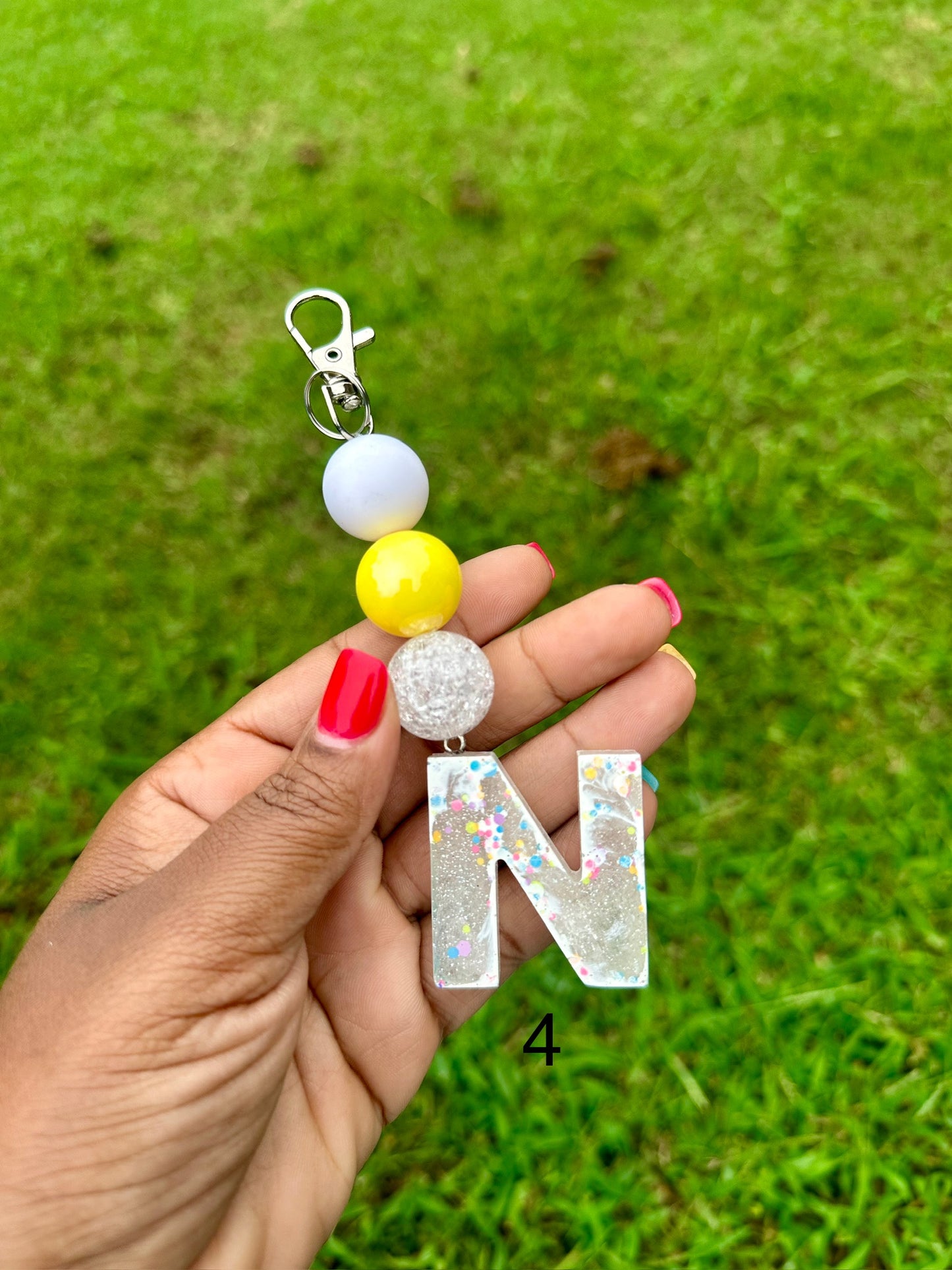 OG Letter N Keychains