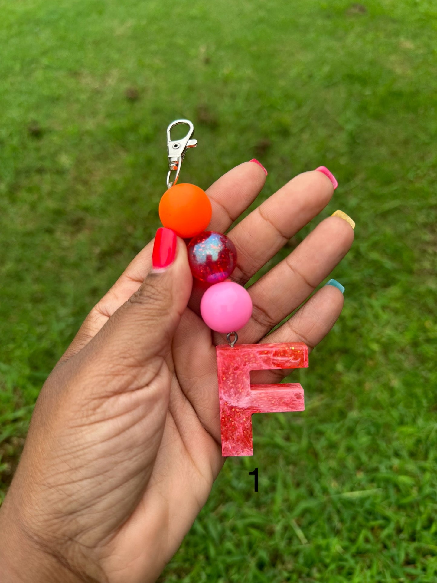 OG Letter F Keychains