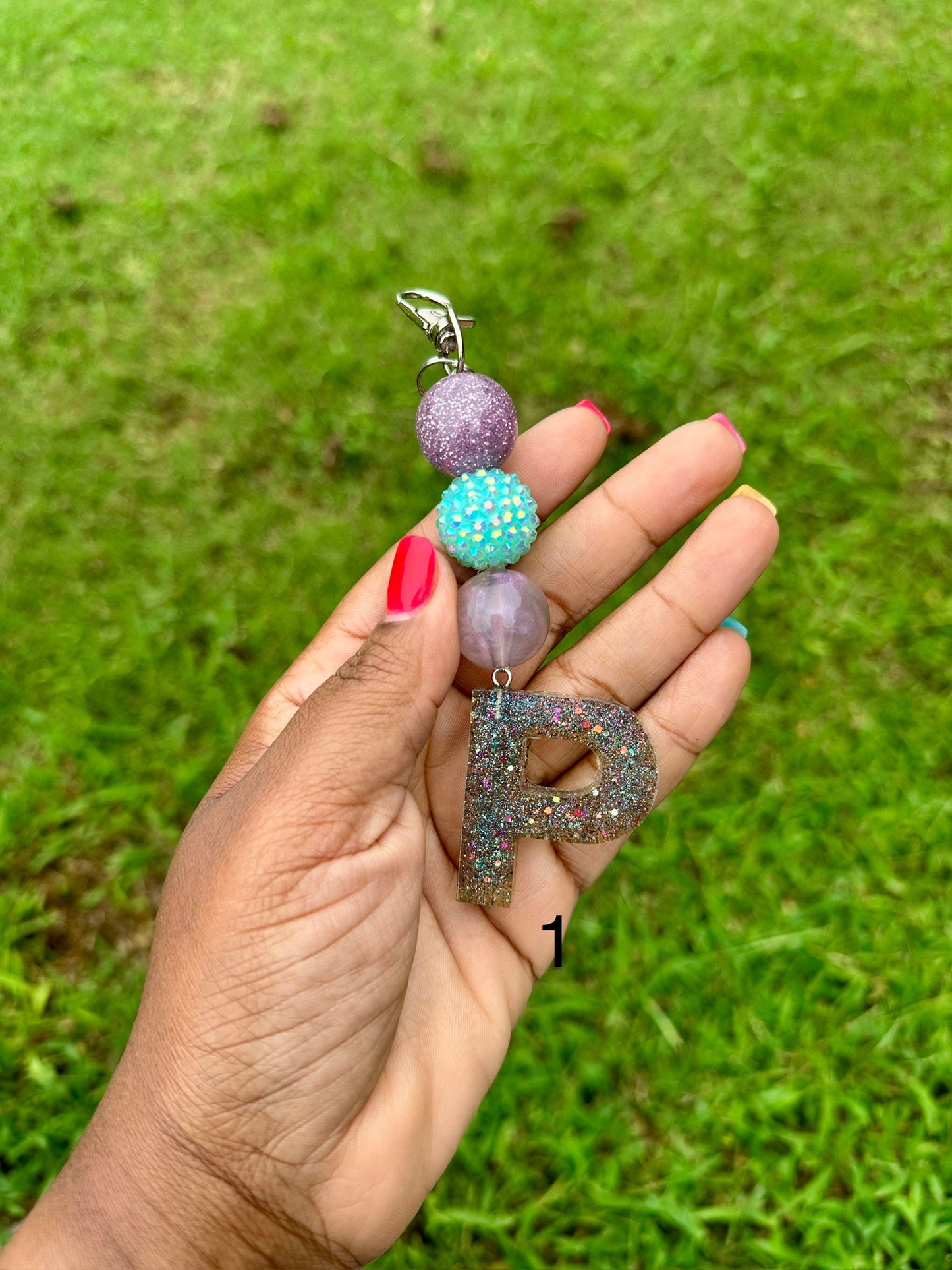 OG Letter P Keychains